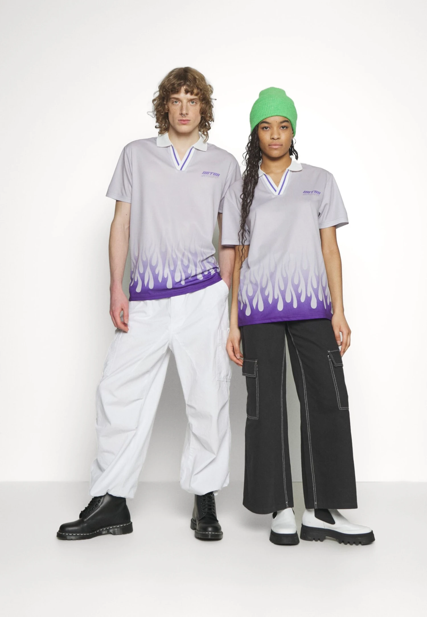 YOURTURN Unisex - Polo Shirt - White - Image 2