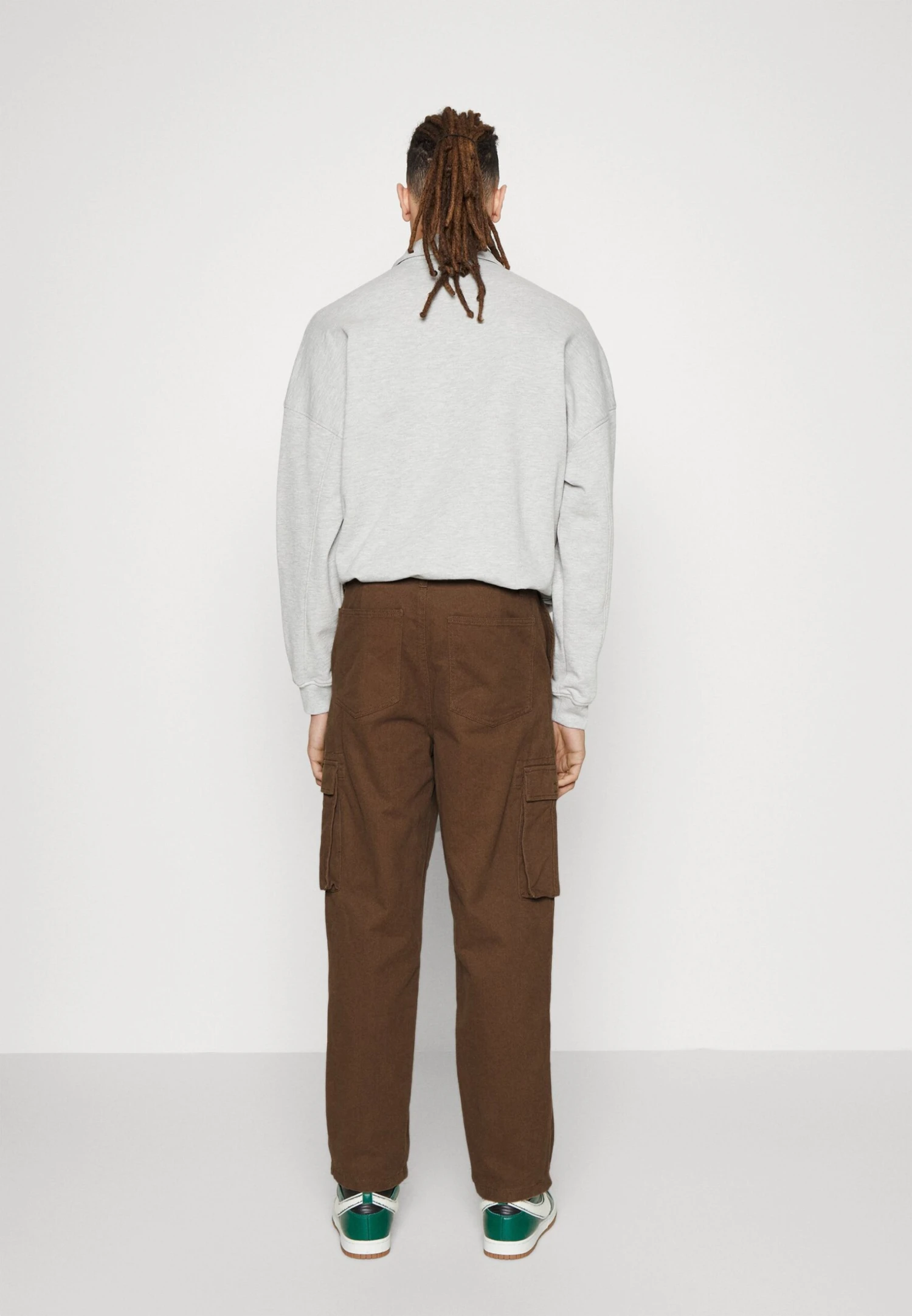 YOURTURN Unisex - Cargo Trousers - Brown - Image 3