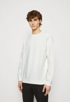 YOURTURN Tribal Embossed Unisex - Sweatshirt - Off White
