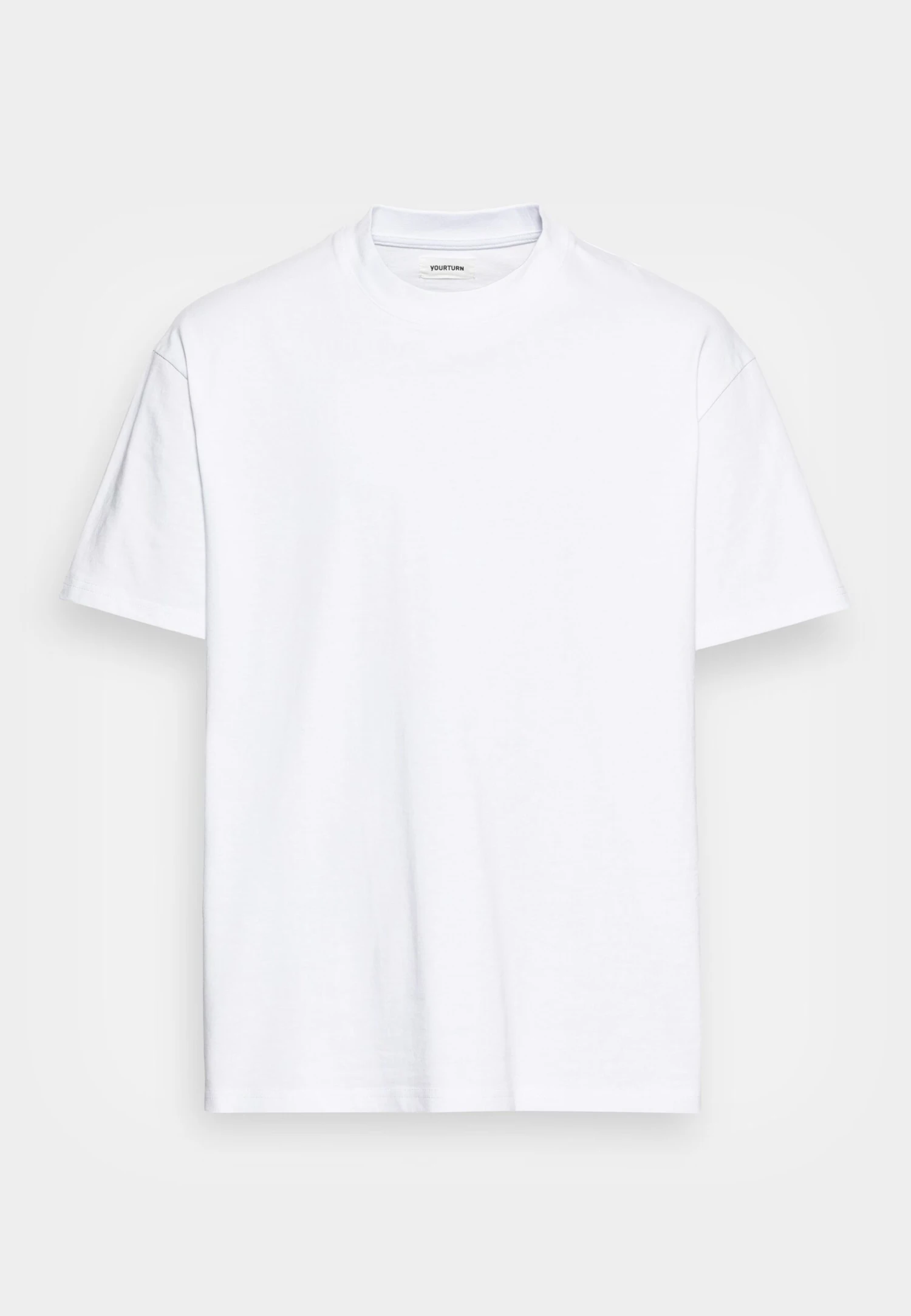 YOURTURN Heavy Weight Tee Unisex - Basic T-Shirt - White - Image 4