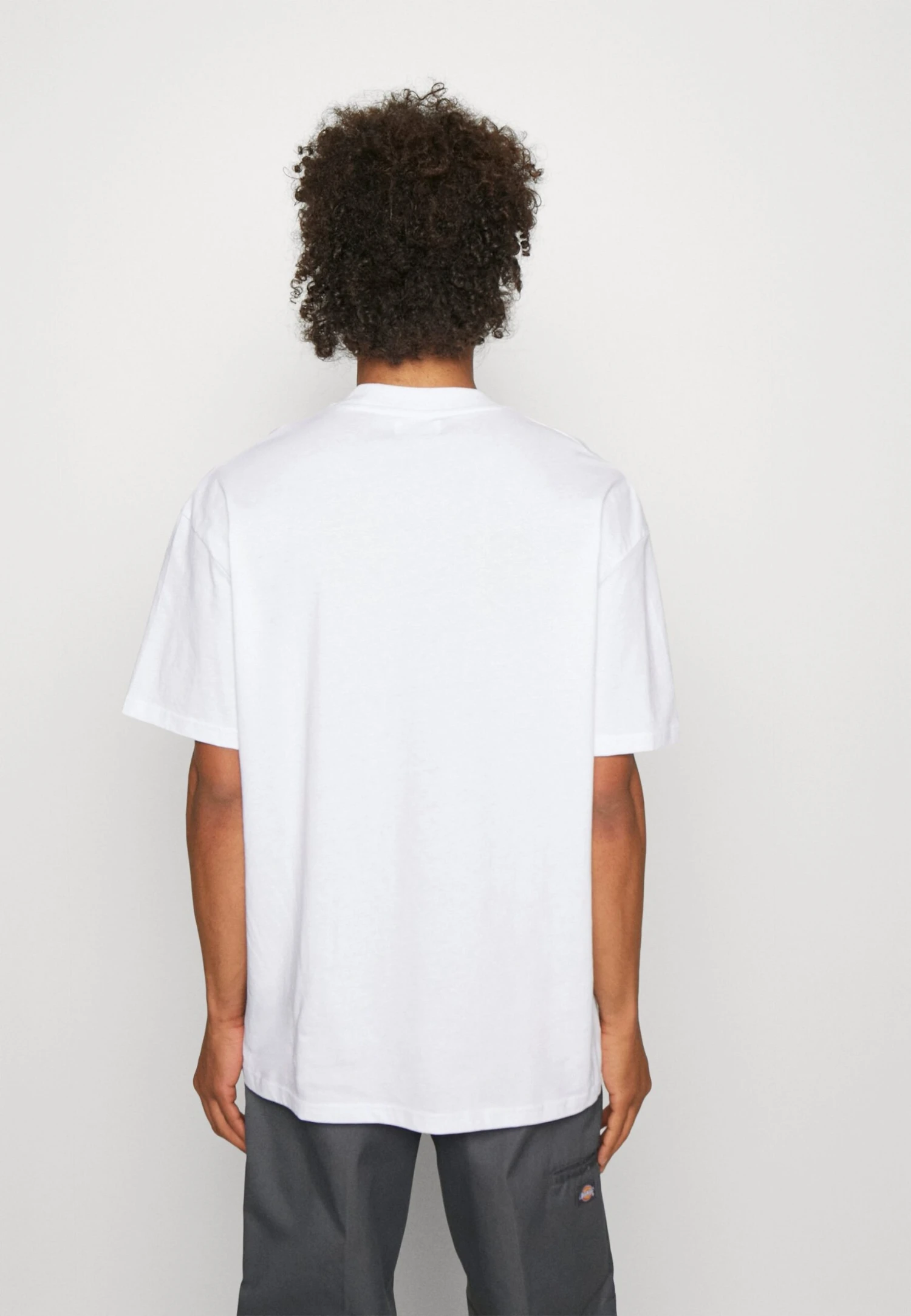 YOURTURN Rule Skull Graphic Tee Unisex - Print T-Shirt - White - Image 3