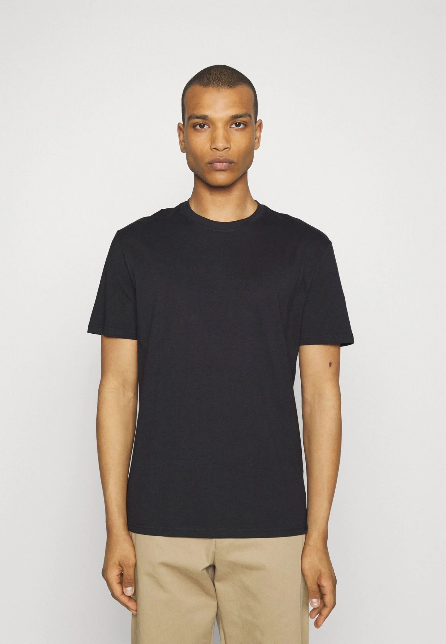 YOURTURN Unisex 5 Pack - Basic T-Shirt - Light Blue/Blue/Stone - Image 4