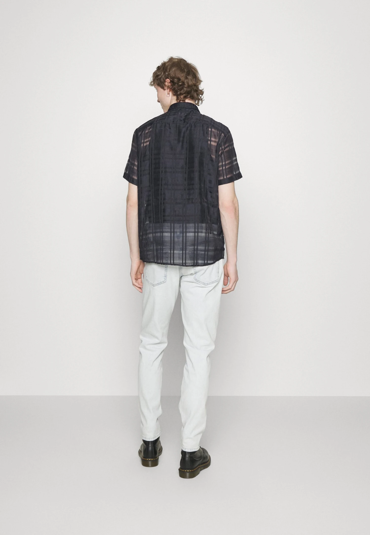 YOURTURN Mesh Shirt - Shirt - Black - Image 3