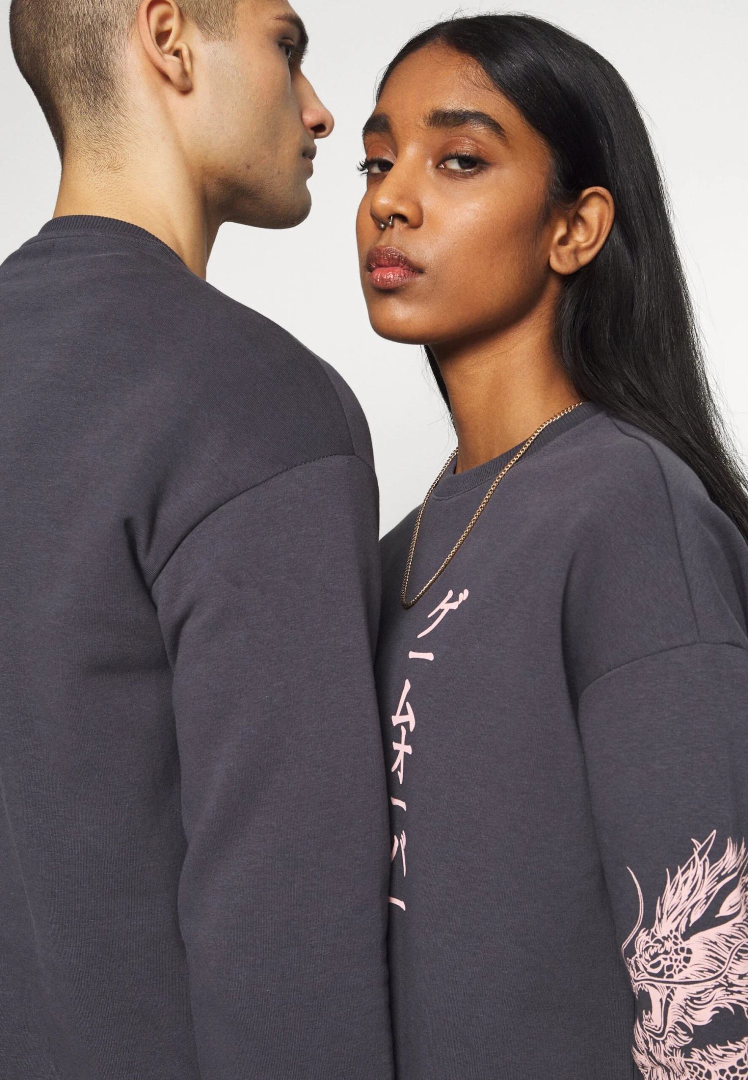 YOURTURN Sweatshirt - Dark Gray - Image 4