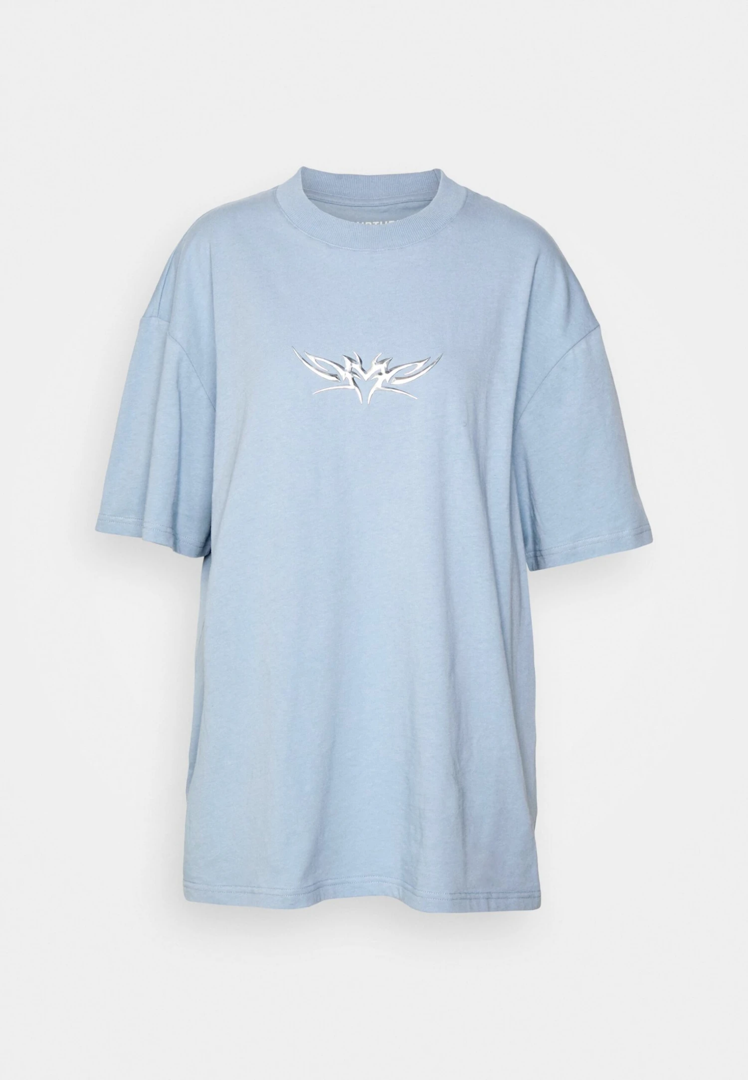 YOURTURN Print T-Shirt - Light Blue - Image 5