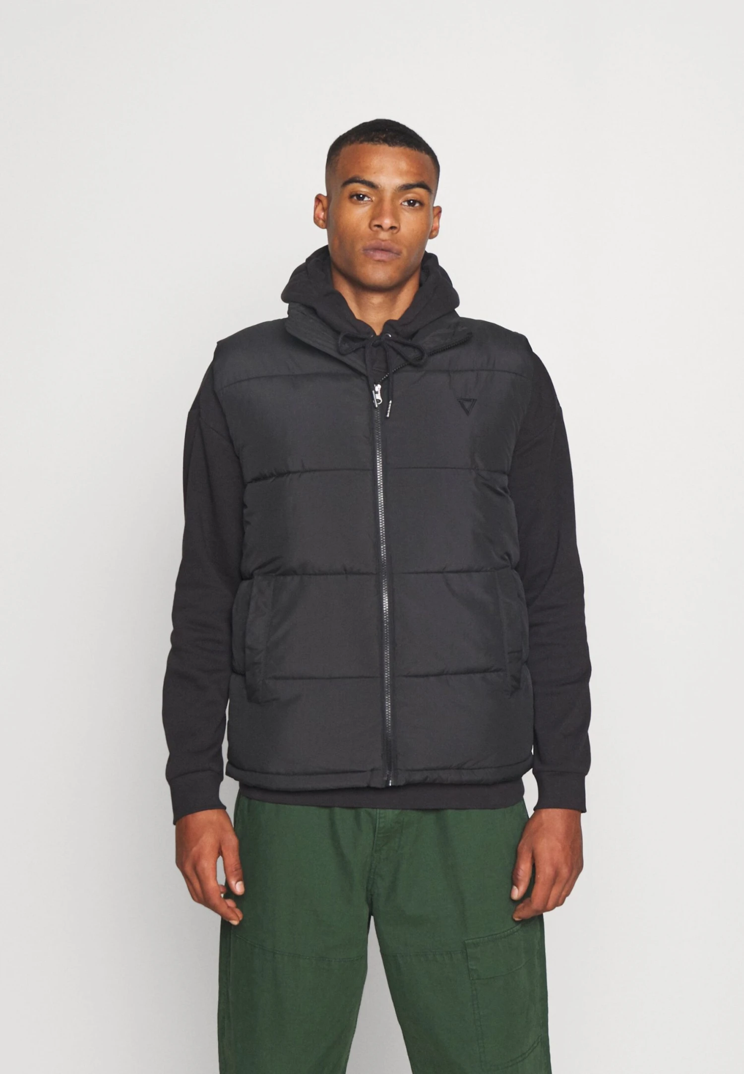 YOURTURN Puffer Vest Unisex - Waistcoat - Black