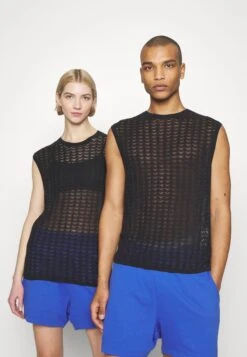 YOURTURN Sheer- Jumper - Black