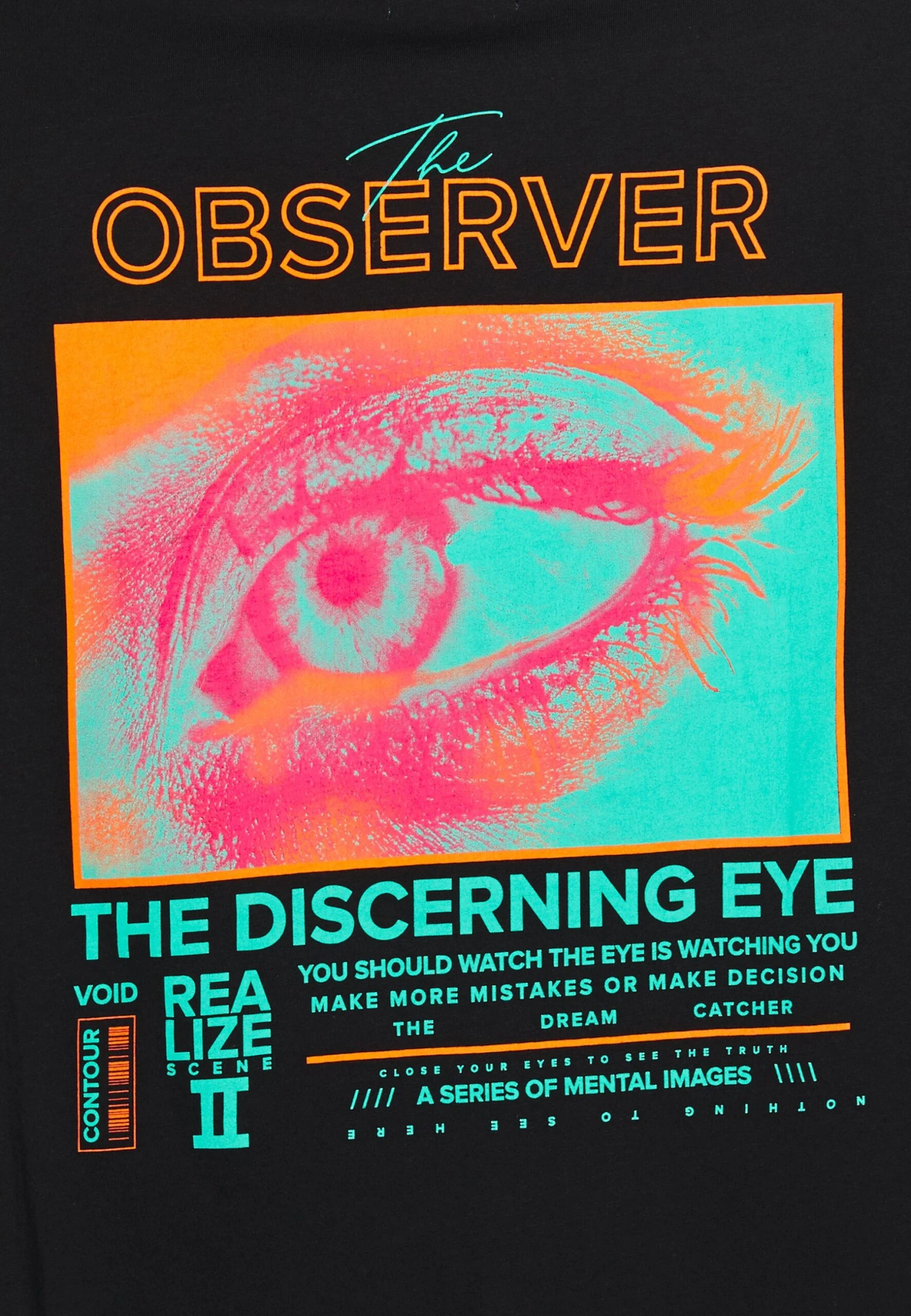 YOURTURN Unisex Observer - Print T-Shirt - Image 3