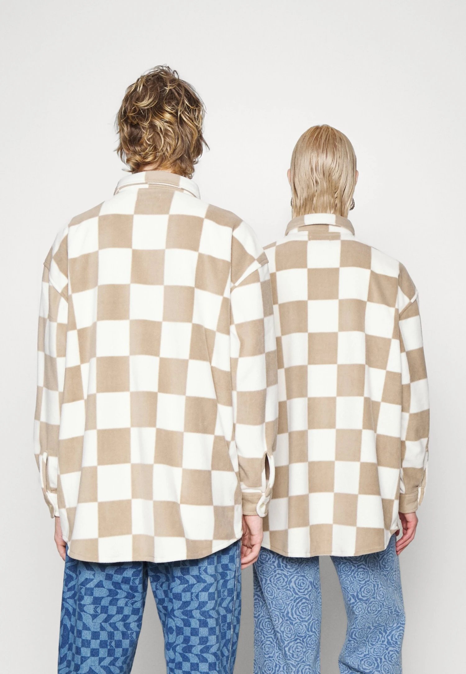 YOURTURN Unisex - Button-Down Blouse - Beige - Image 3