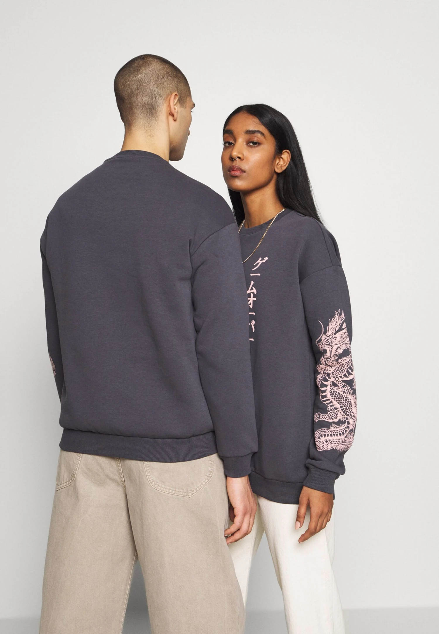 YOURTURN Sweatshirt - Dark Gray - Image 3