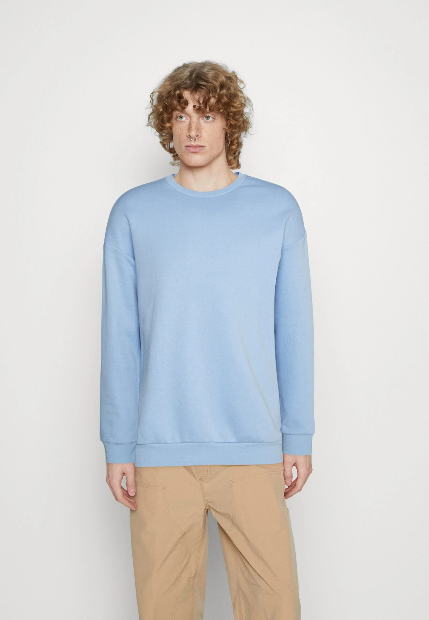 YOURTURN Unisex 2 Pack - Sweatshirt - Light Blue/Mottled Grey - Image 4