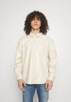 YOURTURN Unisex - Faux Leather Jacket - Beige