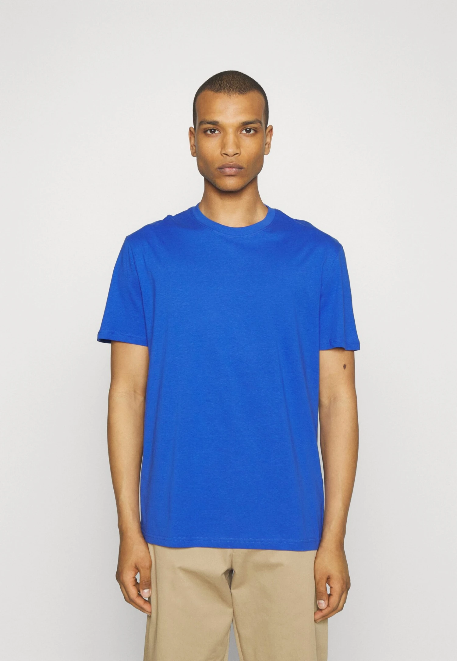 YOURTURN Unisex 5 Pack - Basic T-Shirt - Light Blue/Blue/Stone - Image 5