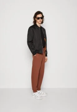 YOURTURN Unisex 2 Pack- Tracksuit Bottoms - Brown/Off-White