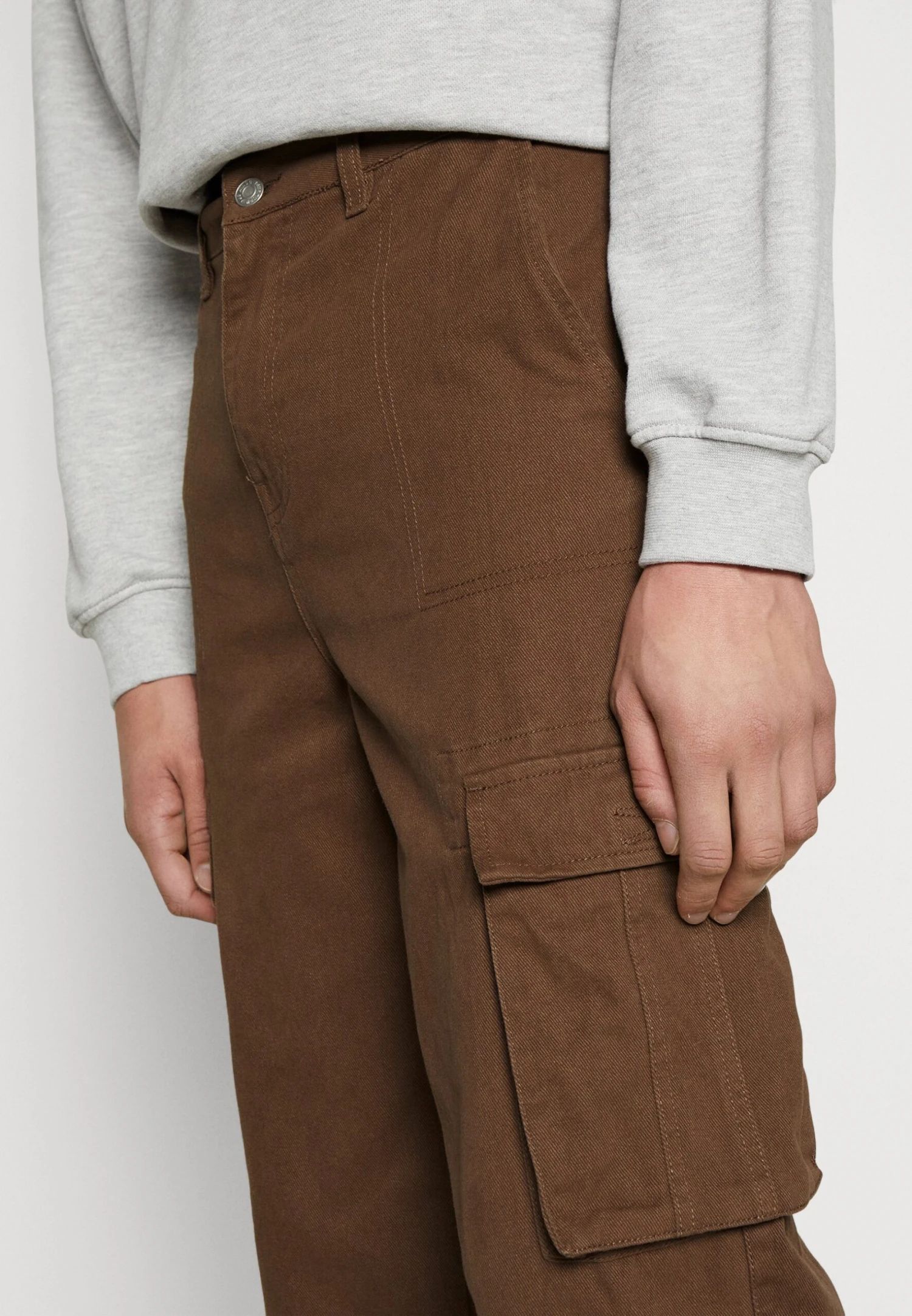 YOURTURN Unisex - Cargo Trousers - Brown - Image 5