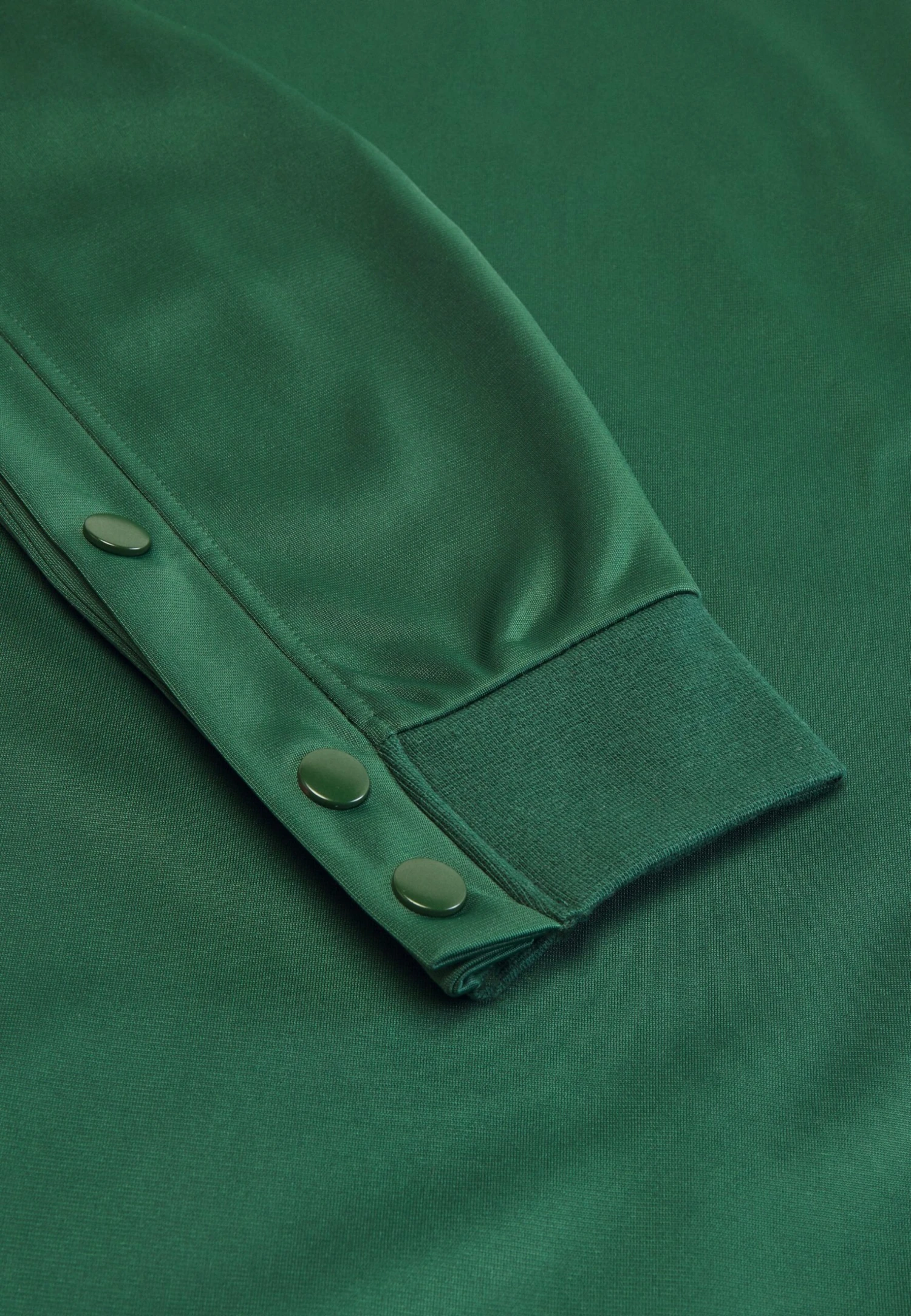 YOURTURN Unisex - Long Sleeved Top - Dark Green - Image 8