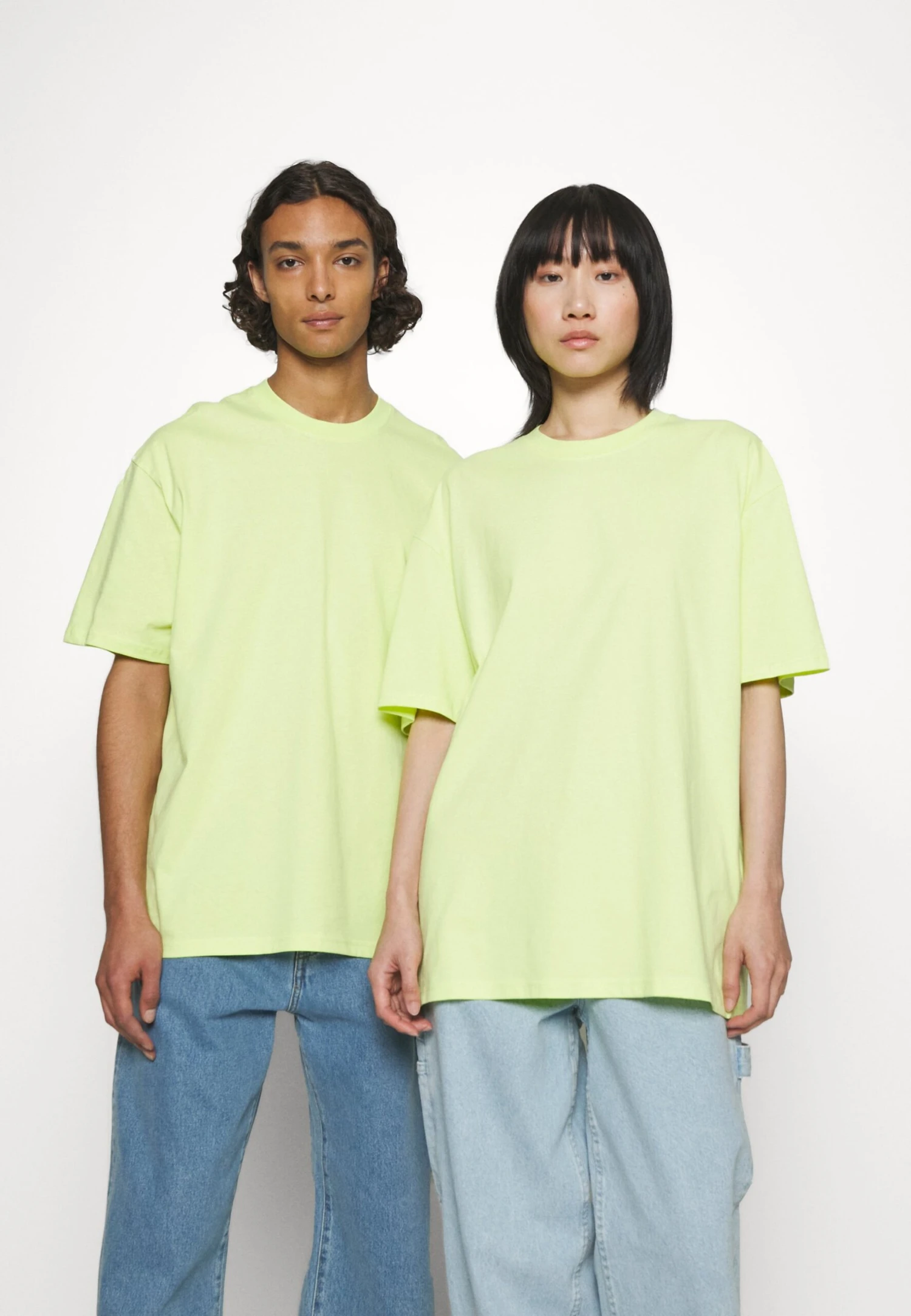 YOURTURN Unisex - Print T-Shirt - Light Yellow