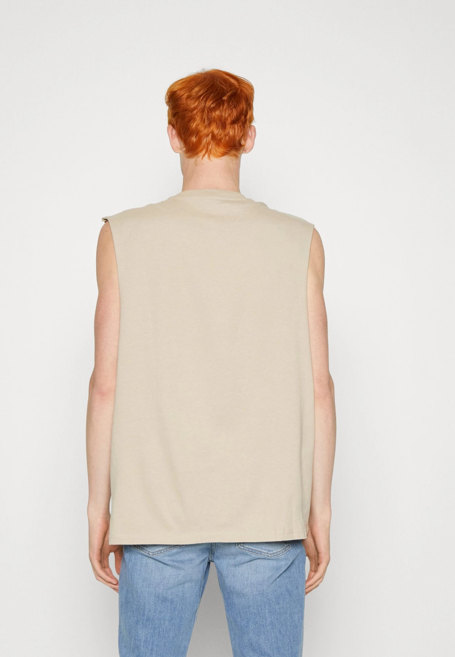 YOURTURN Unisex 2 Pack - Top - Beige/Dark Blue - Image 3