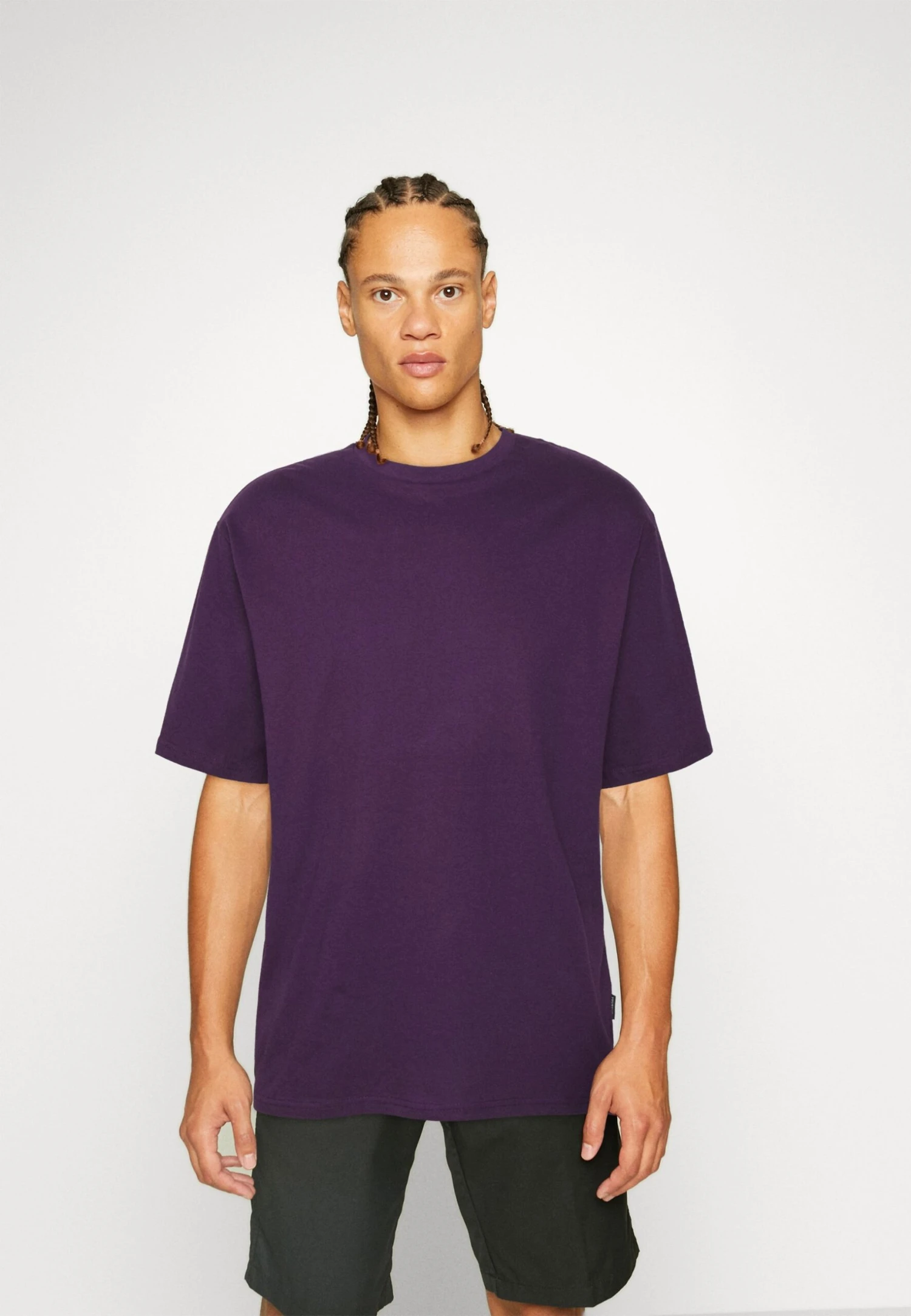 YOURTURN 3Pack Unisex - Basic T-Shirt - Grey/Purple/Black - Image 2