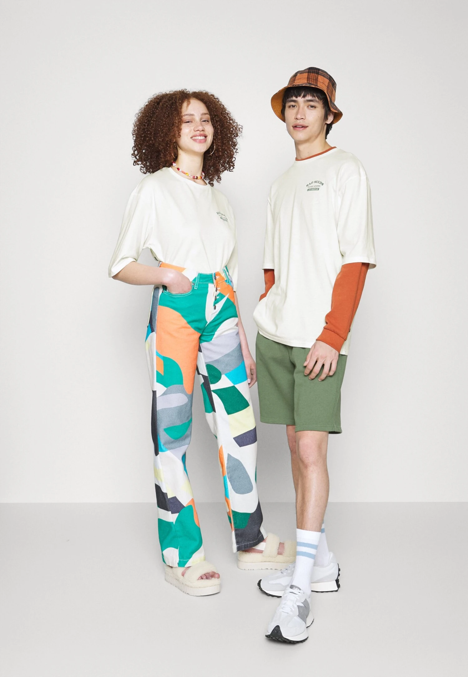 YOURTURN Unisex - Print T-Shirt - Offwhite - Image 2