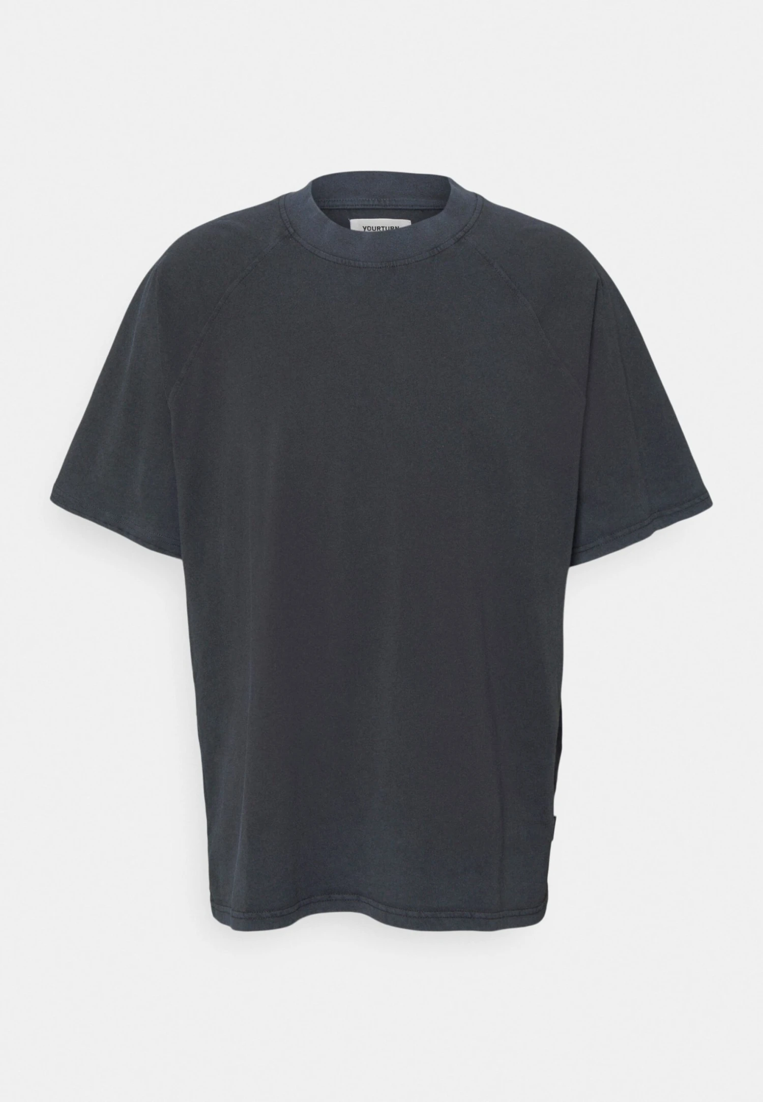 YOURTURN Basic T-Shirt - Mottled Dark Grey