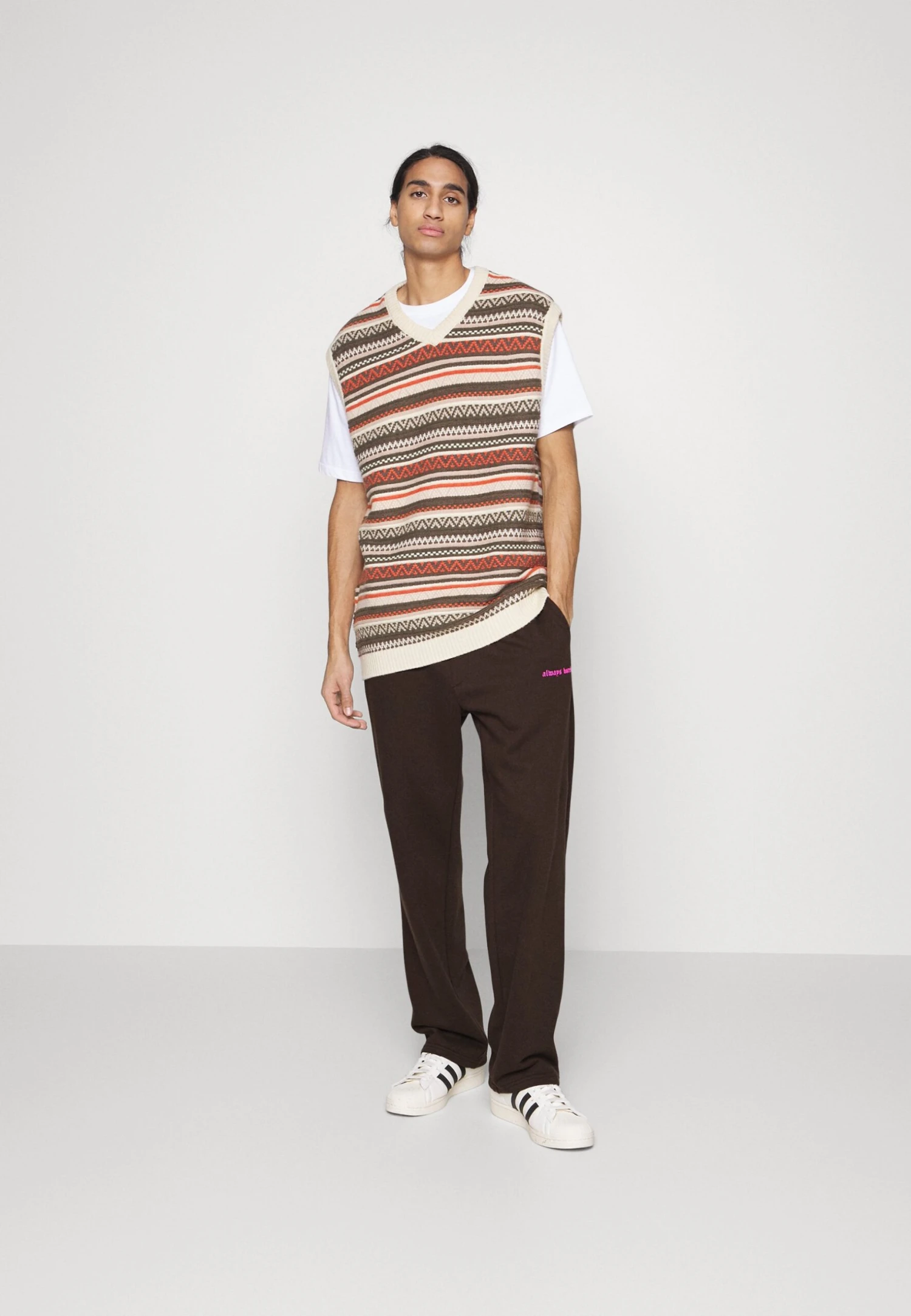 YOURTURN Unisex - Tracksuit Bottoms - Brown - Image 2