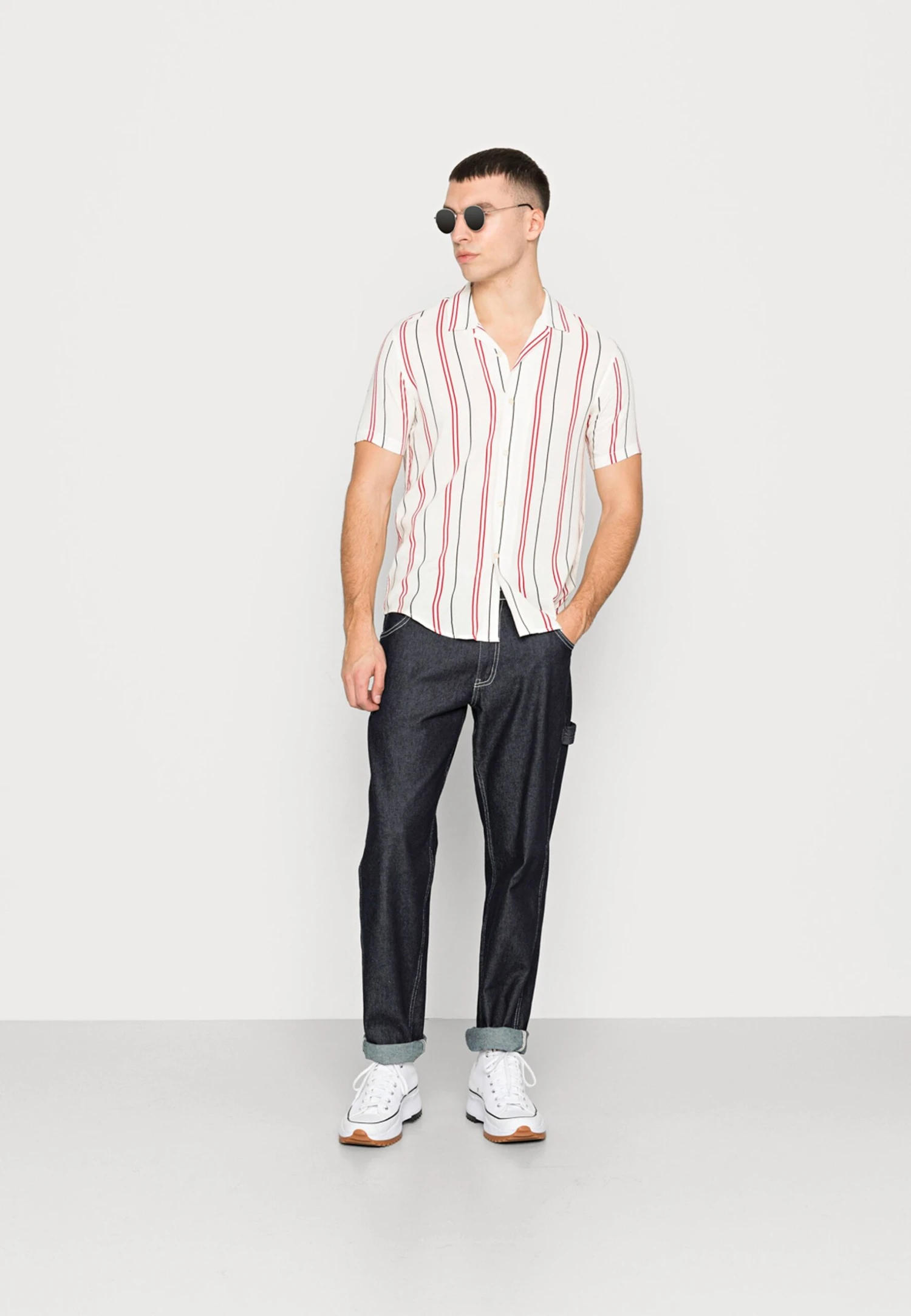 YOURTURN Unisex - Button-Down Blouse - Pink - Image 2