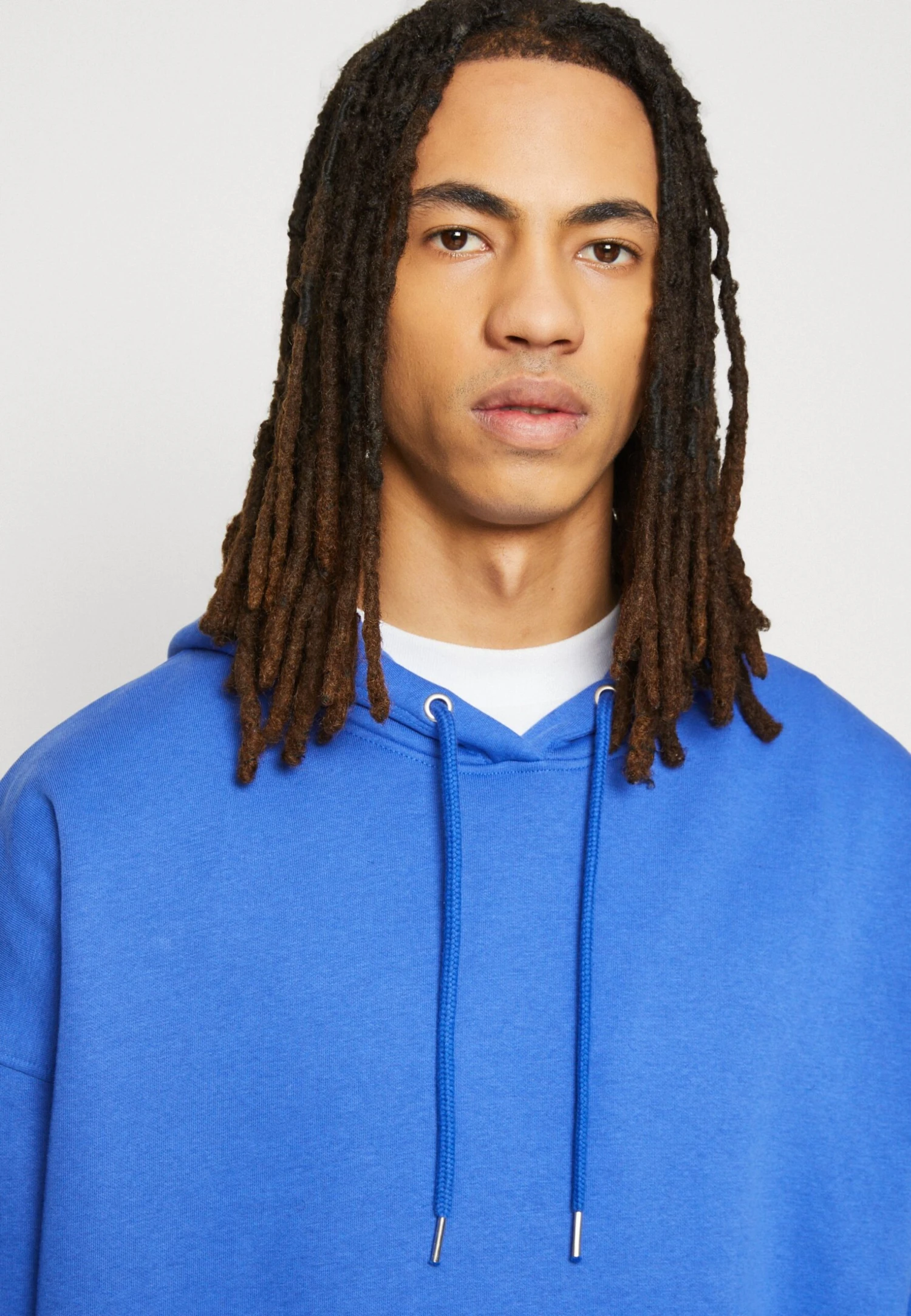 YOURTURN Super Oversized Unisex - Hoodie - Blue - Image 4