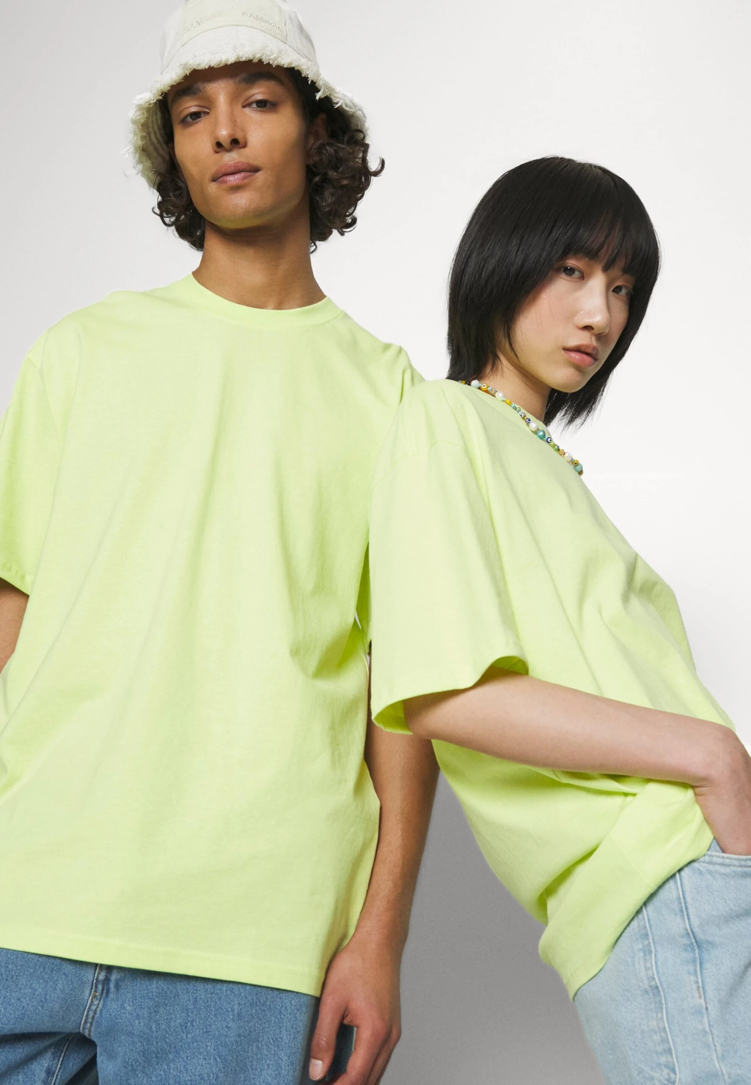 YOURTURN Unisex - Print T-Shirt - Light Yellow - Image 5