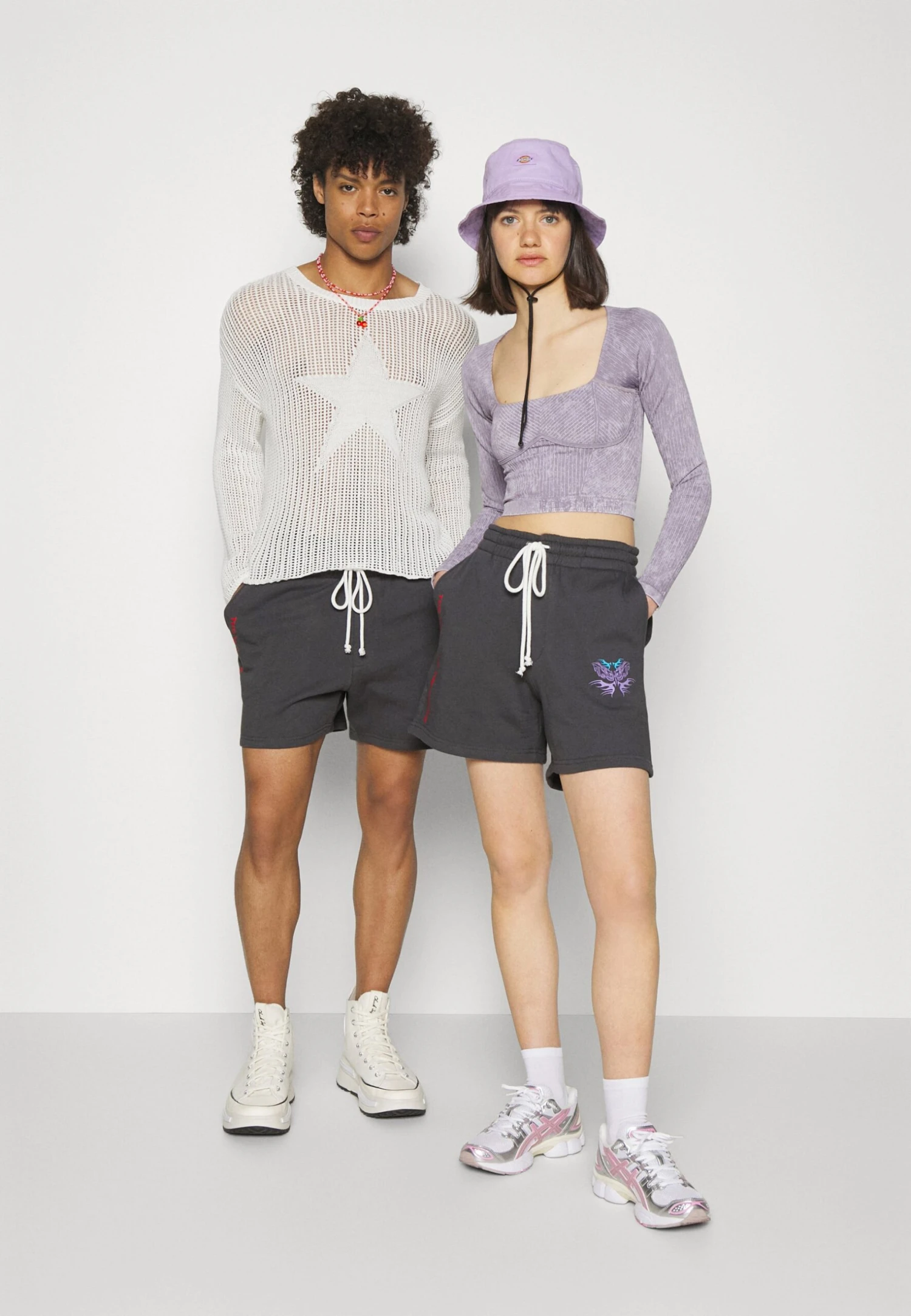 YOURTURN Graphic - Shorts - Dark Grey - Image 2