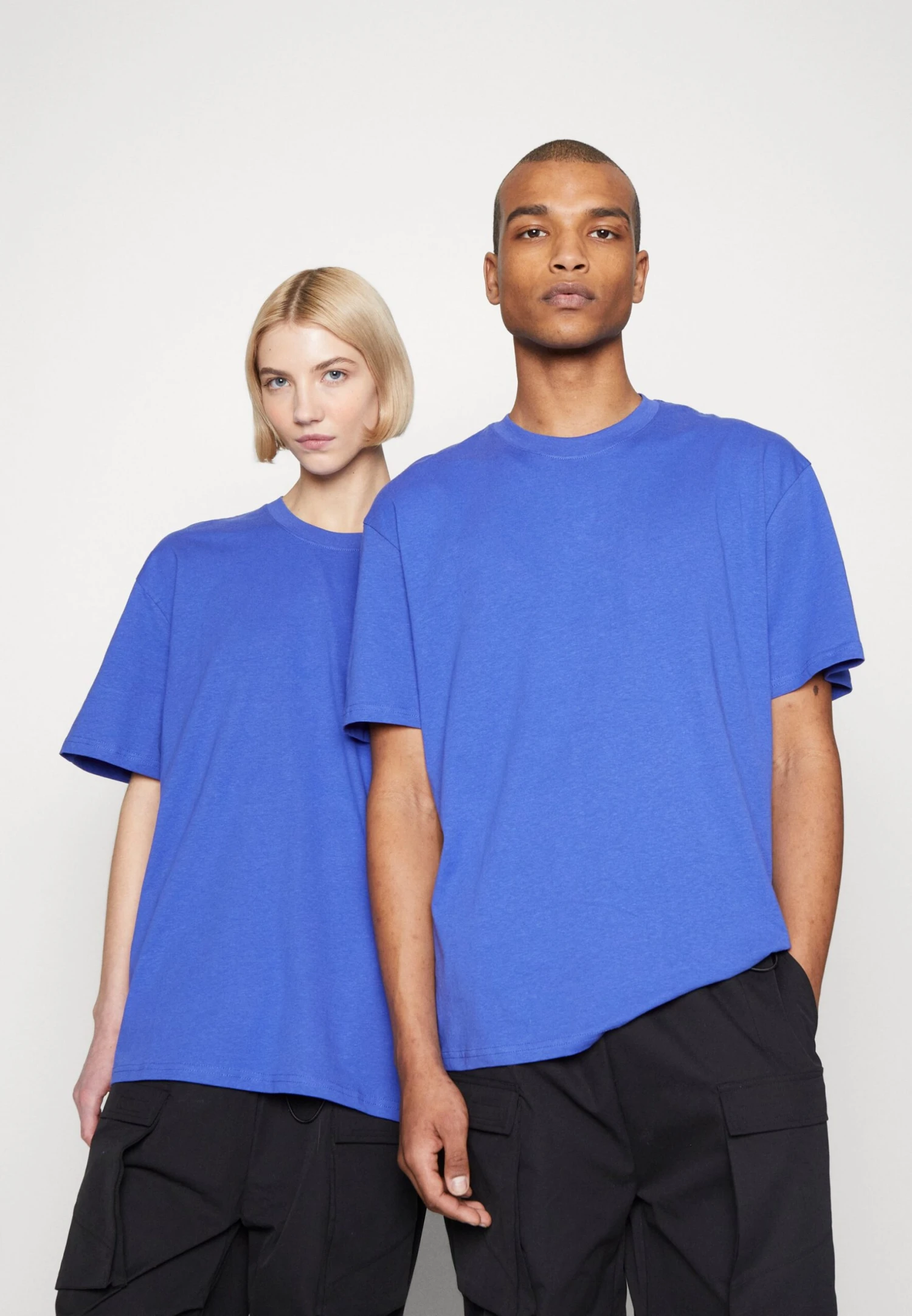 YOURTURN Unisex - Print T-Shirt - Dark Blue