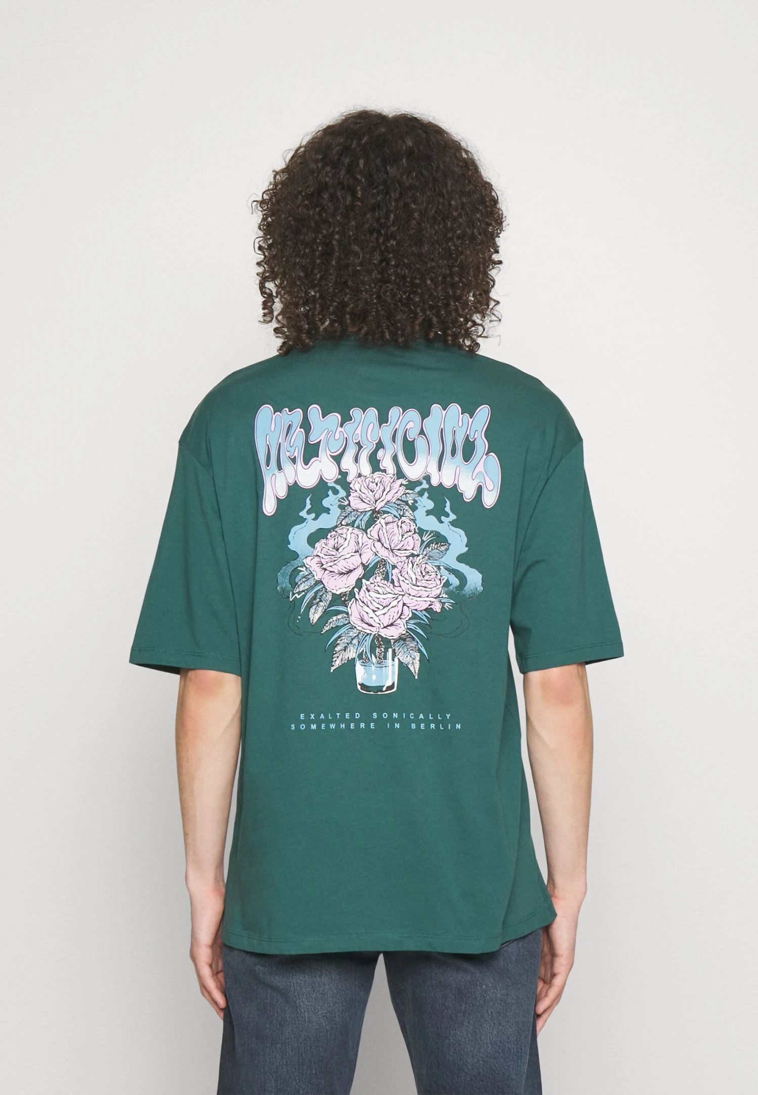 YOURTURN Graphic Tee Unisex - Print T-Shirt - Green