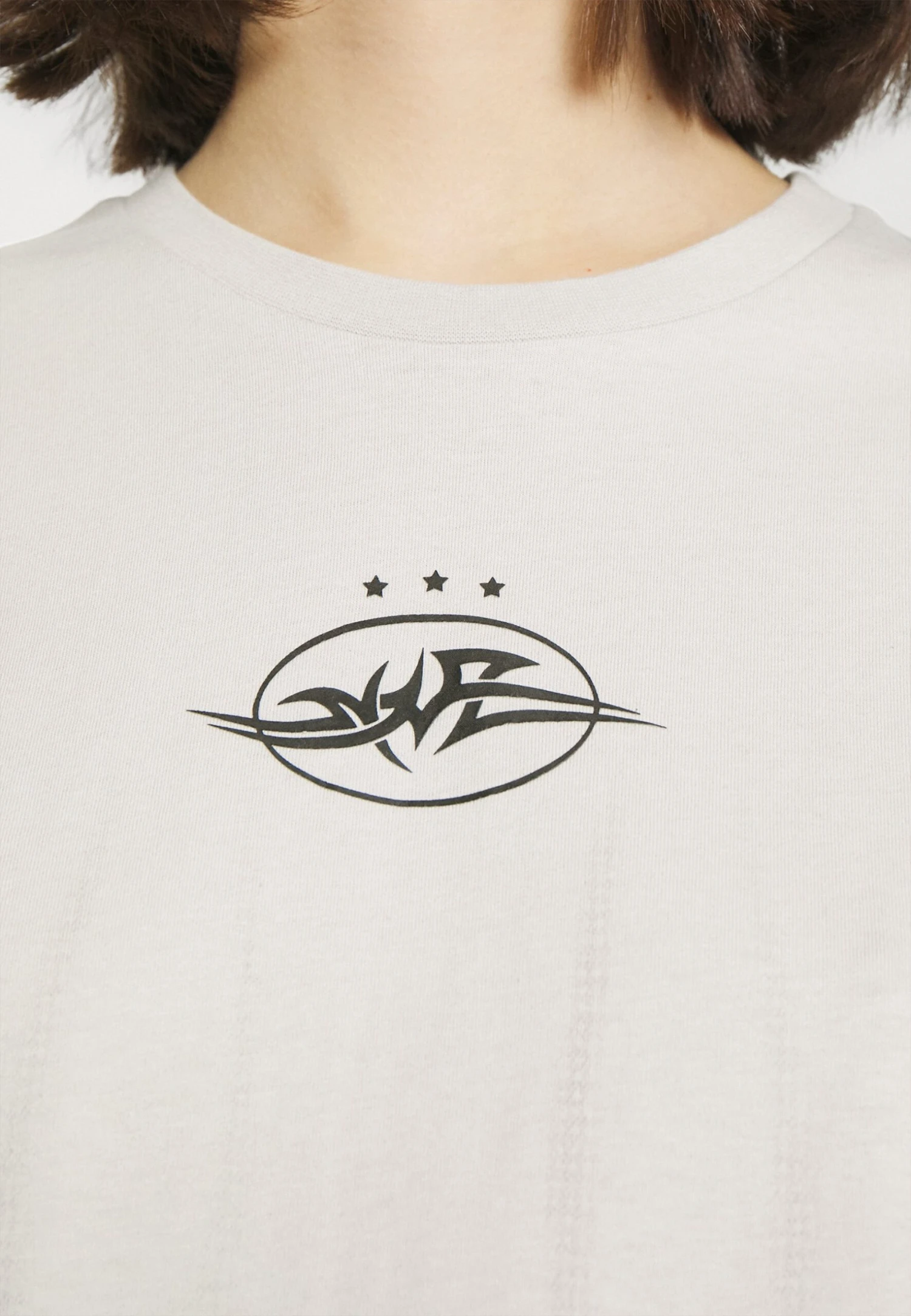 YOURTURN Unisex - Print T-Shirt - Light Grey - Image 6