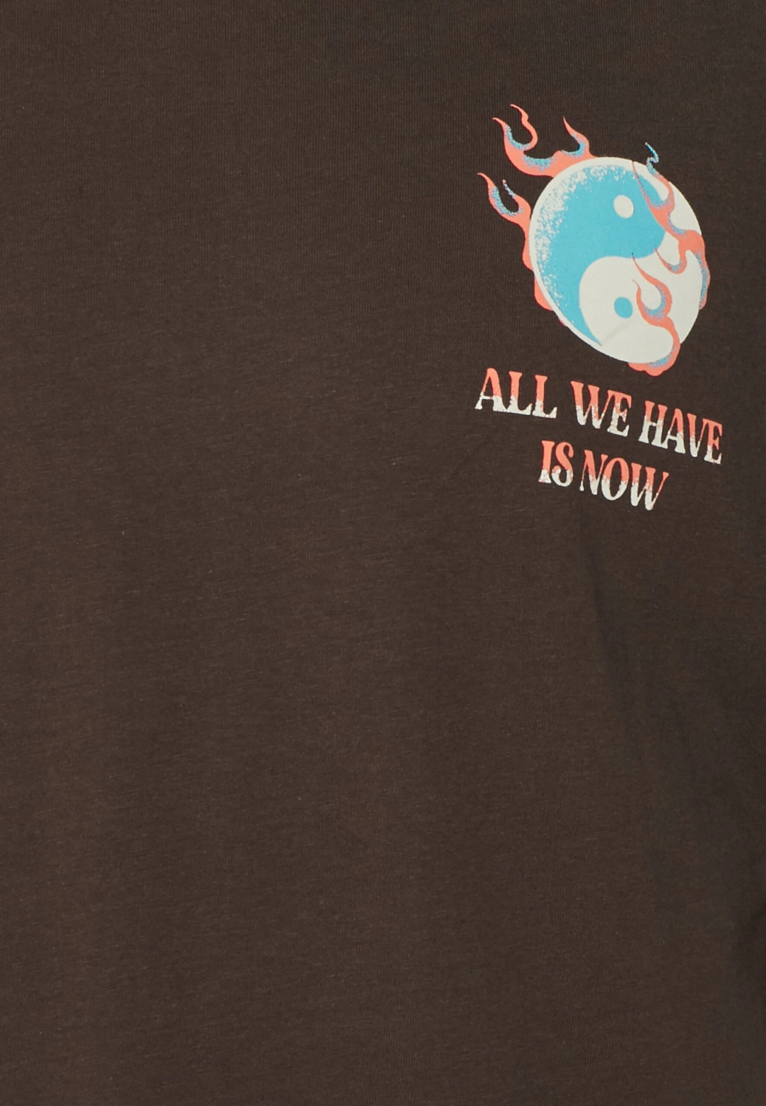 YOURTURN Graphic Tee Unisex - Print T-Shirt - Brown - Image 3