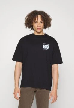 YOURTURN Print T-Shirt - Black