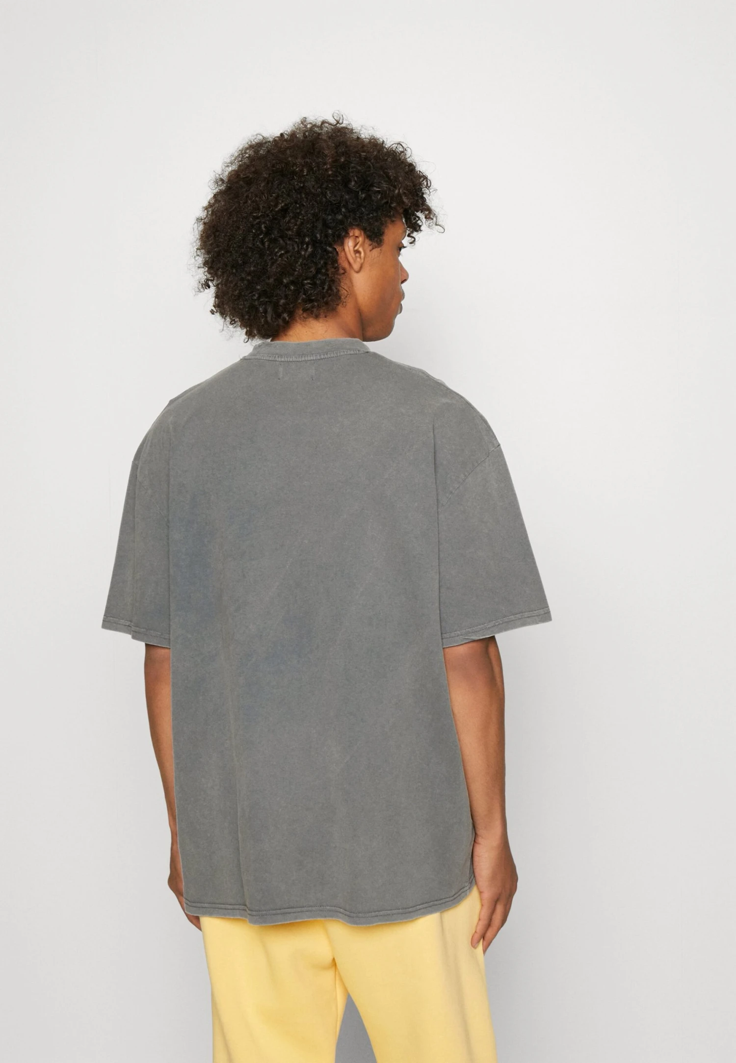 YOURTURN Nevada Wash Graphic Tee Washed - Print T-Shirt - Charcoal - Image 3