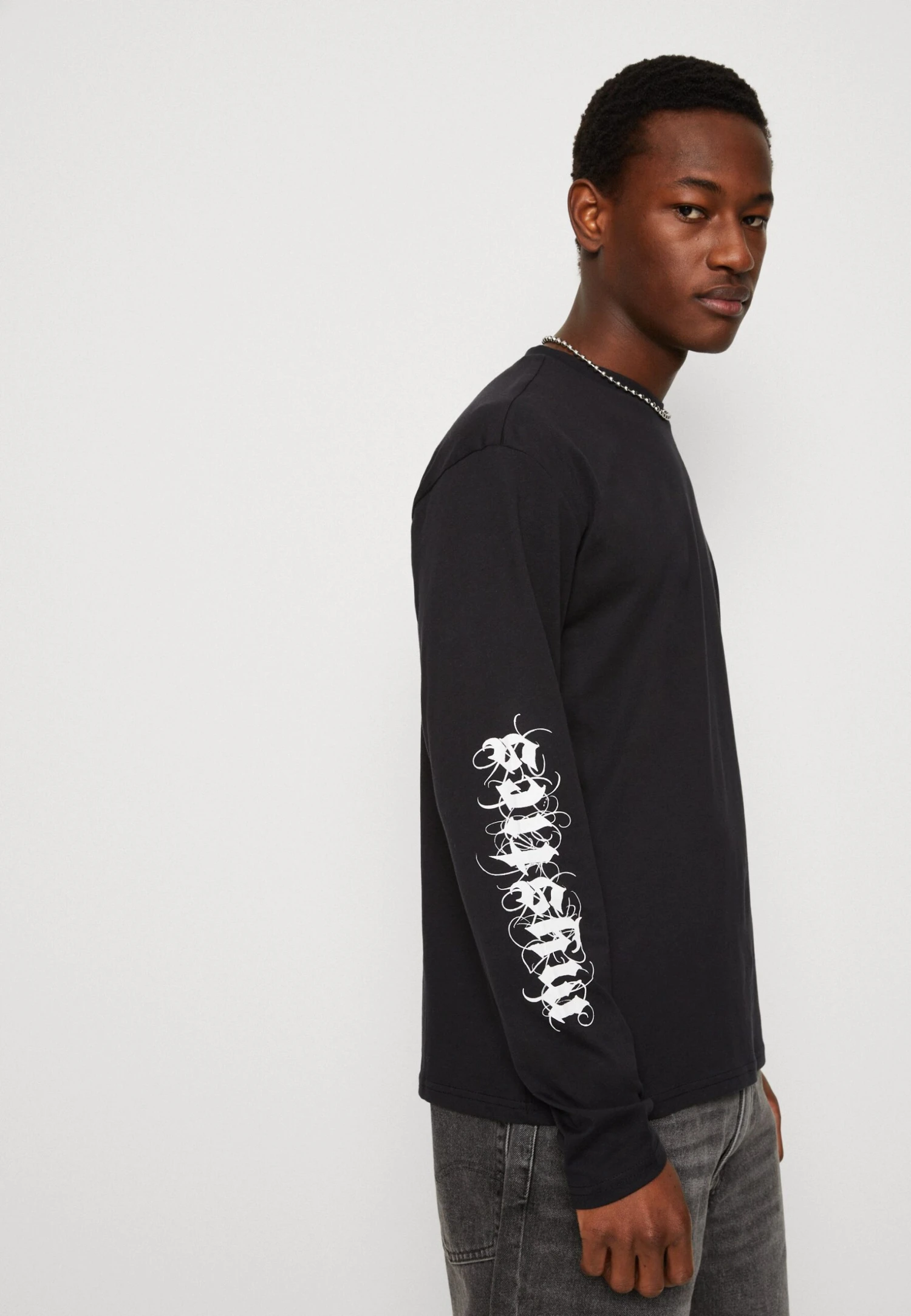 YOURTURN Unisex - Long Sleeved Top - Black - Image 4