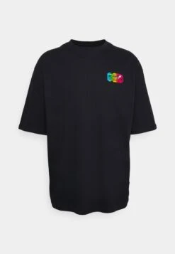 YOURTURN Graphic Tee With Foil Ticket Unisex - Print T-Shirt - Black