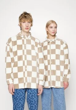 YOURTURN Unisex - Button-Down Blouse - Beige