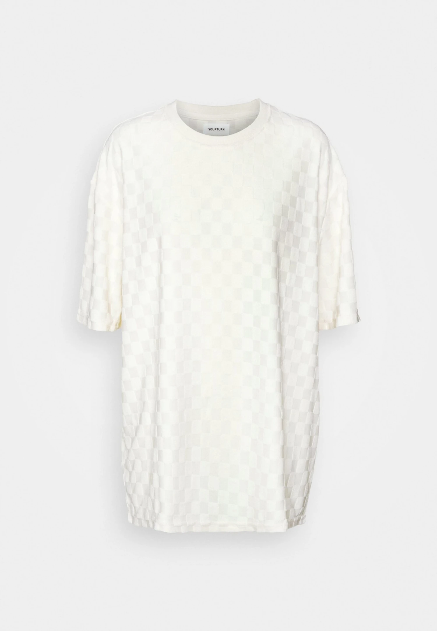 YOURTURN Unisex - Print T-Shirt - Off-White - Image 5