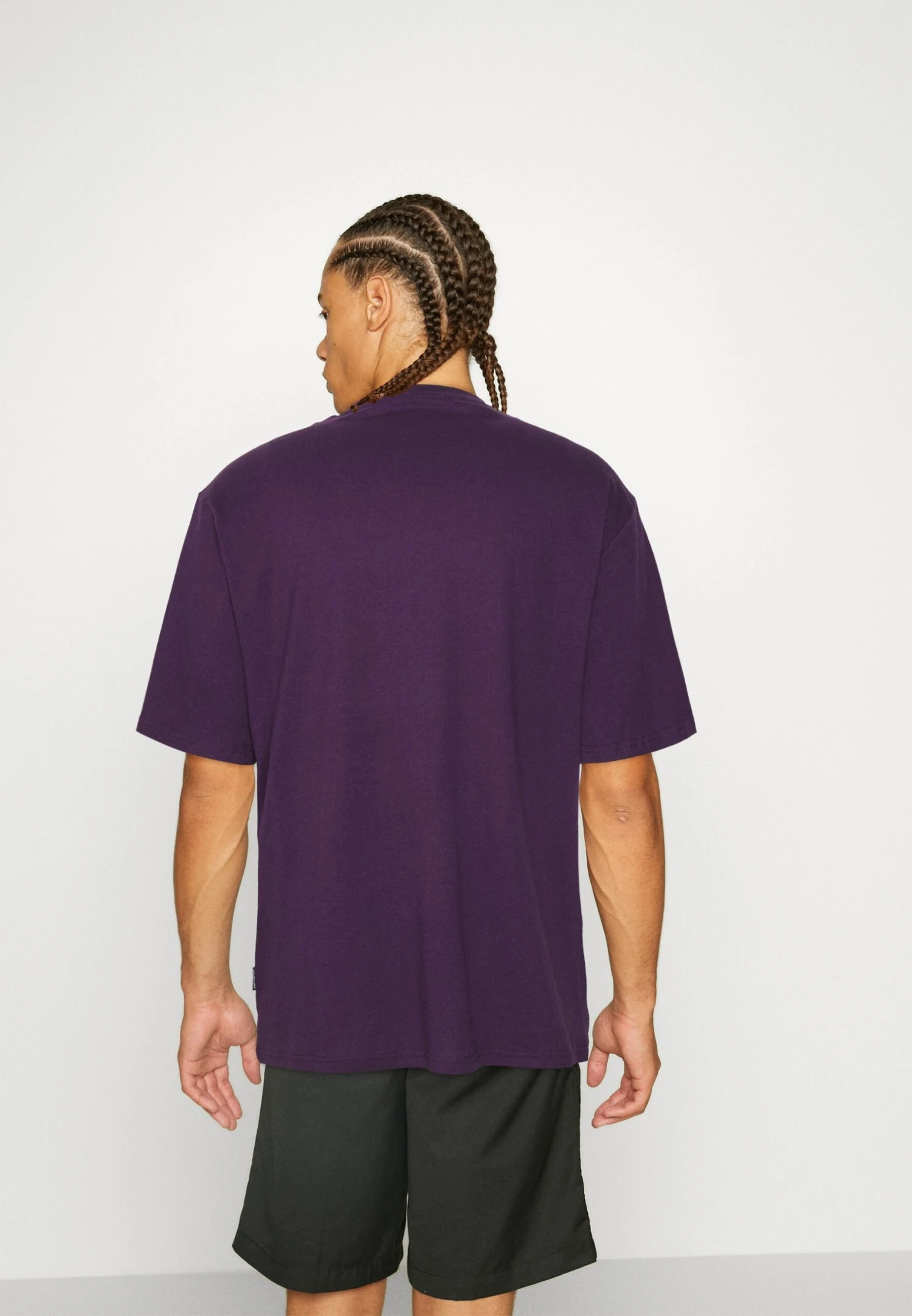 YOURTURN 3Pack Unisex - Basic T-Shirt - Grey/Purple/Black - Image 3