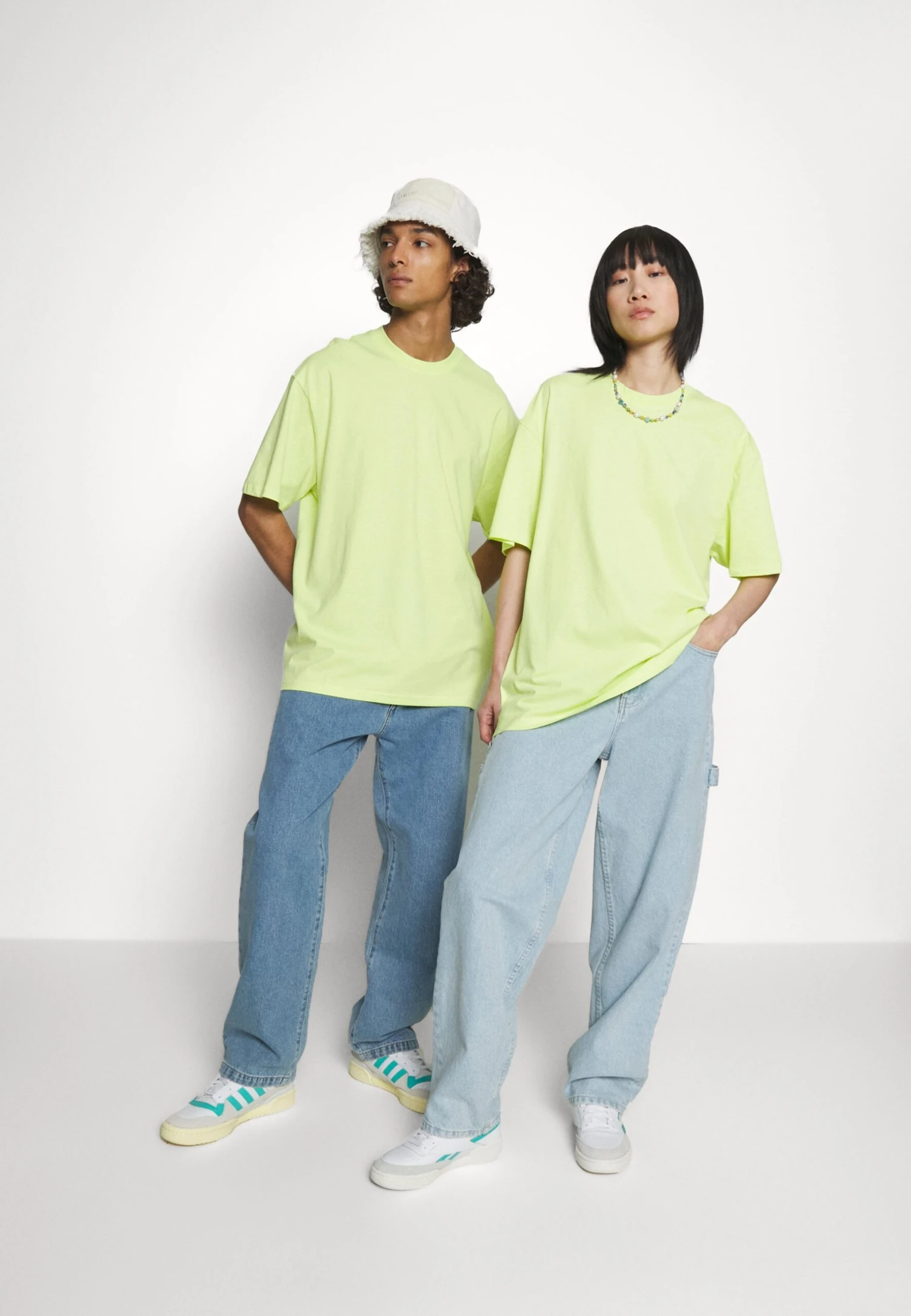 YOURTURN Unisex - Print T-Shirt - Light Yellow - Image 2