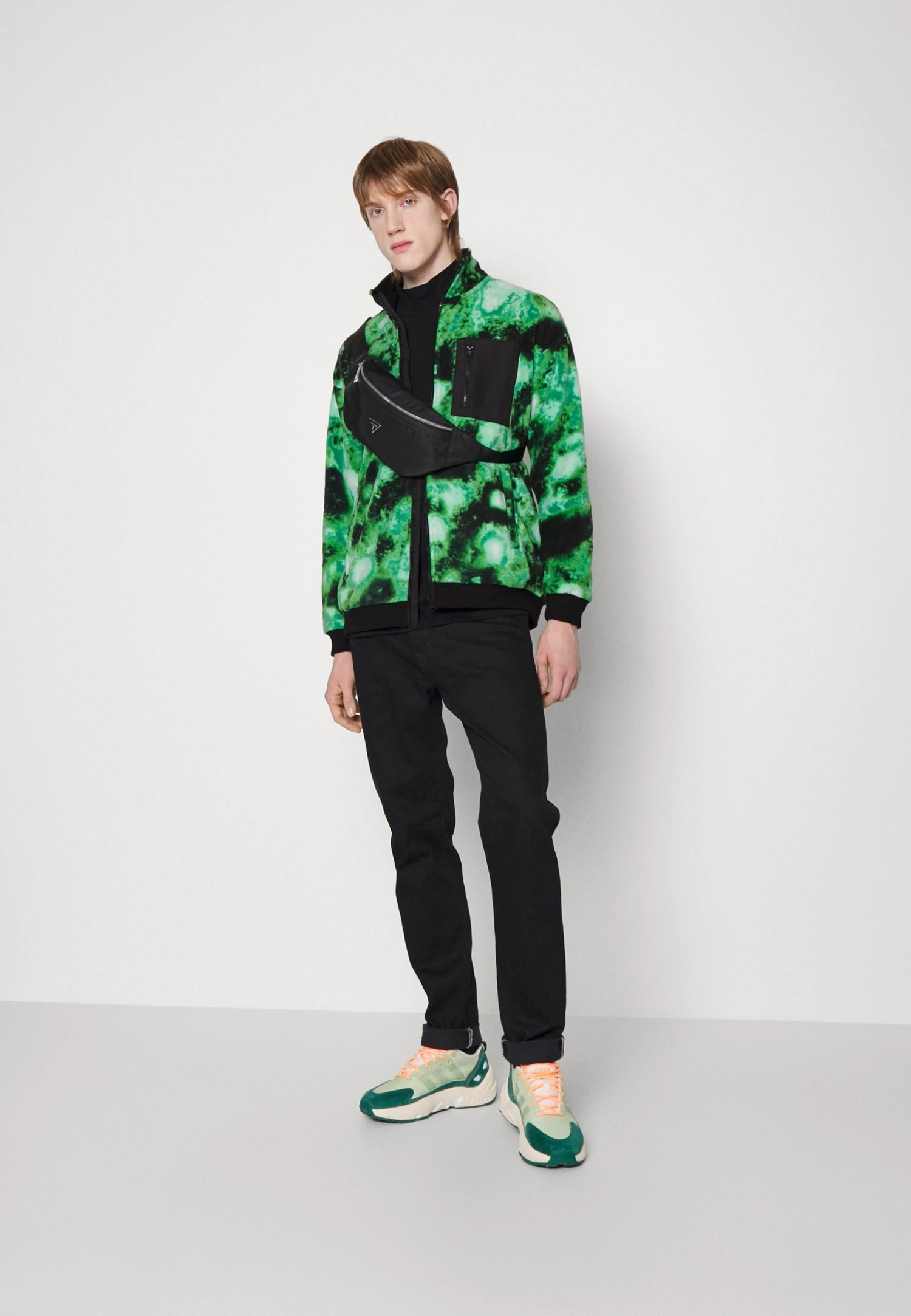 YOURTURN Unisex - Fleece Jacket - Green - Image 2