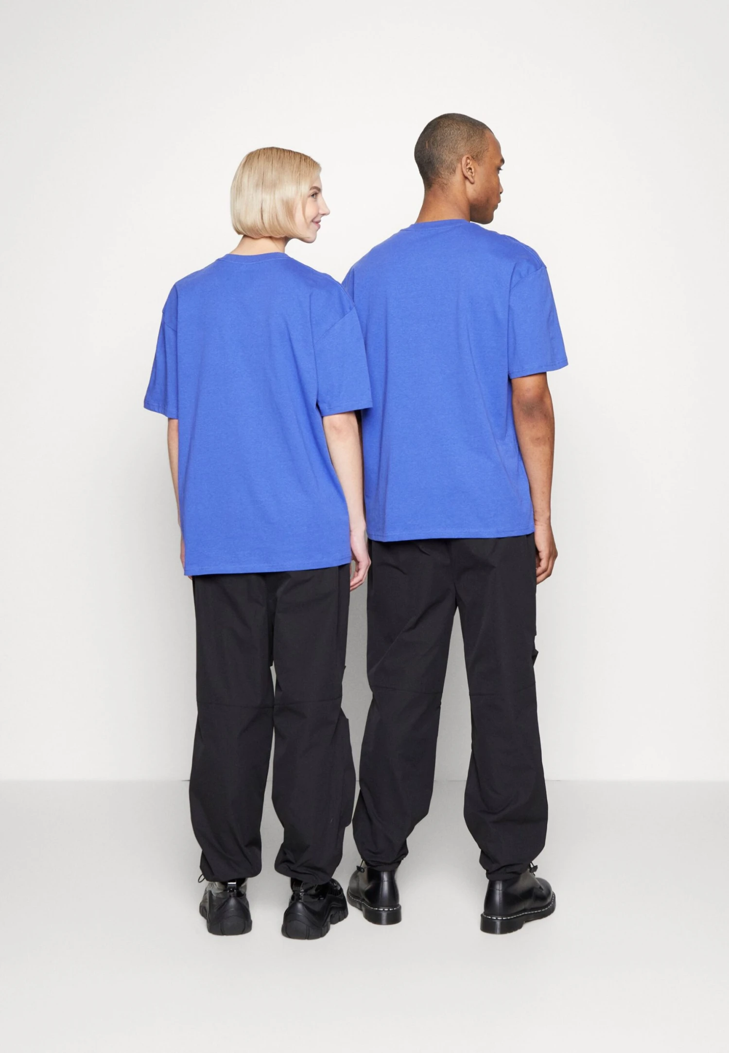 YOURTURN Unisex - Print T-Shirt - Dark Blue - Image 3