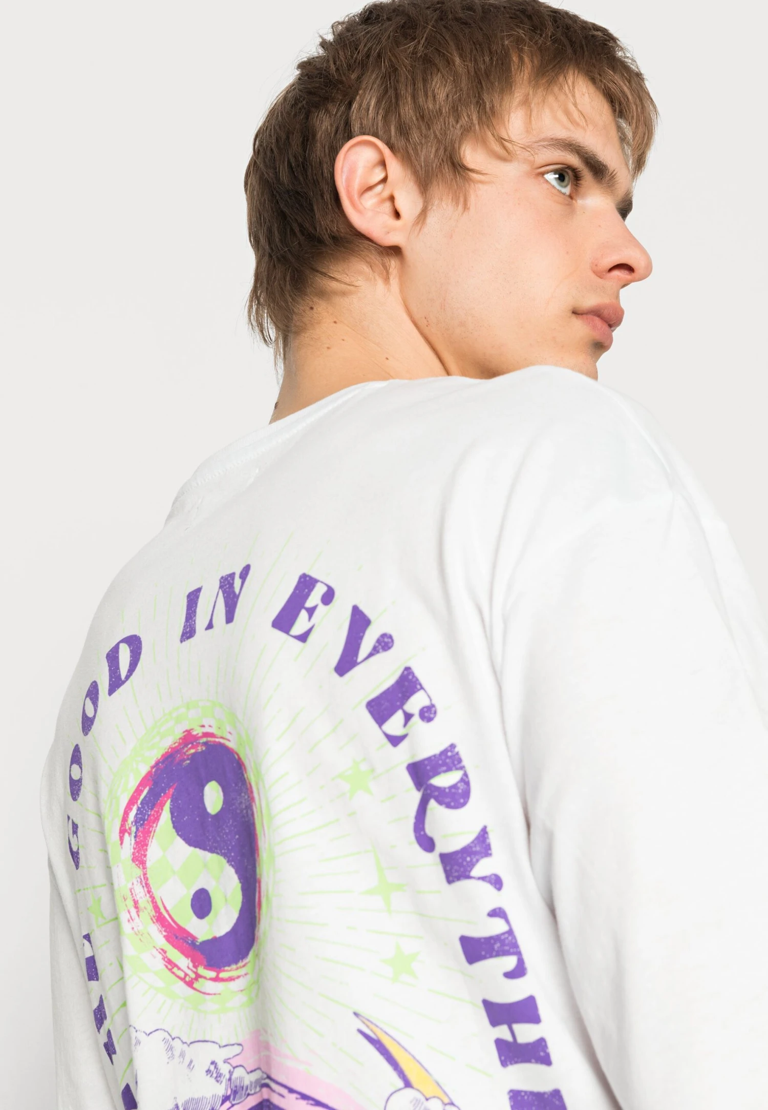YOURTURN Good In Everything Graphic T-Shirt Unisex - Print T-Shirt - White - Image 5