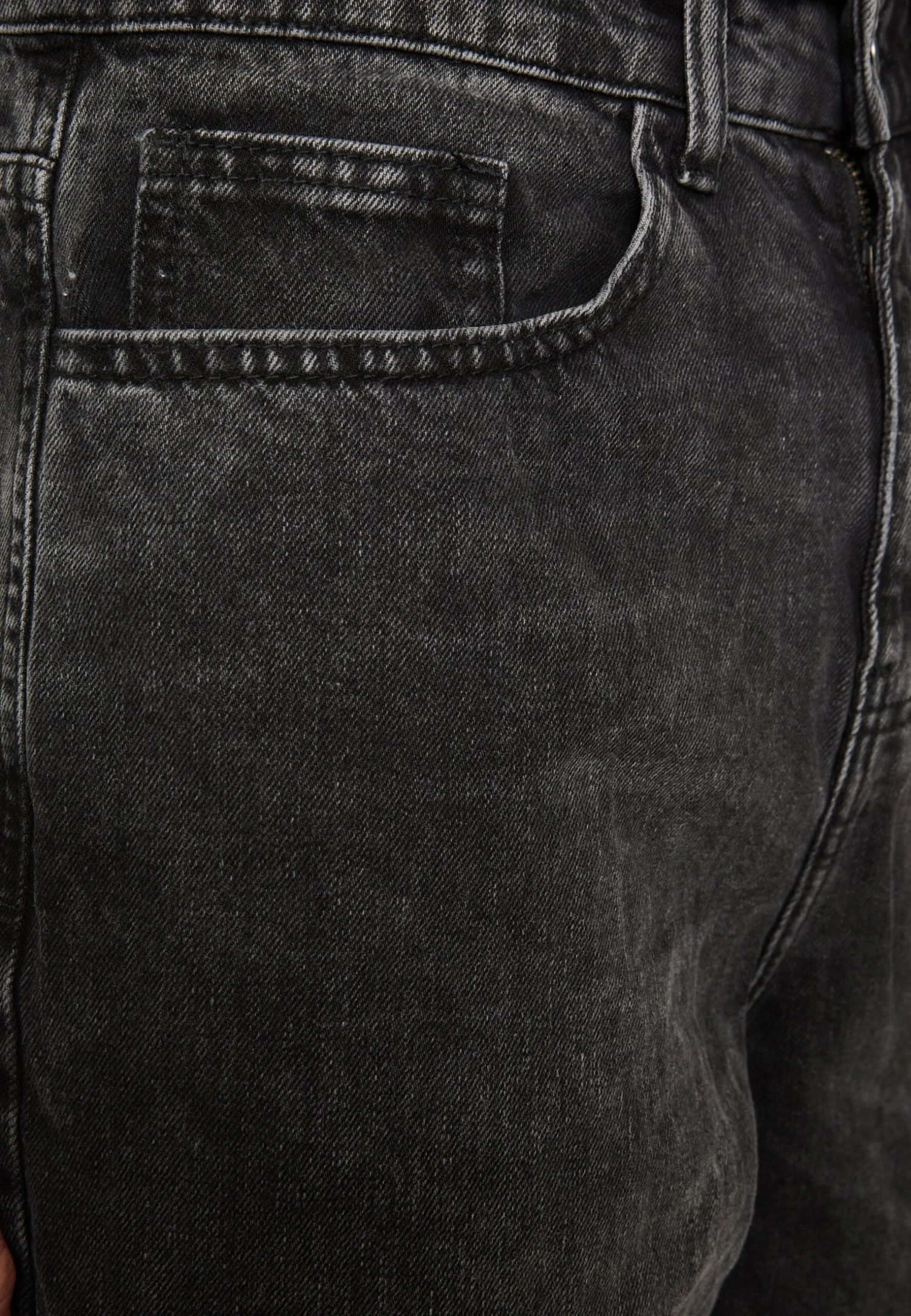 YOURTURN Unisex - Relaxed Fit Jeans - Black - Image 4