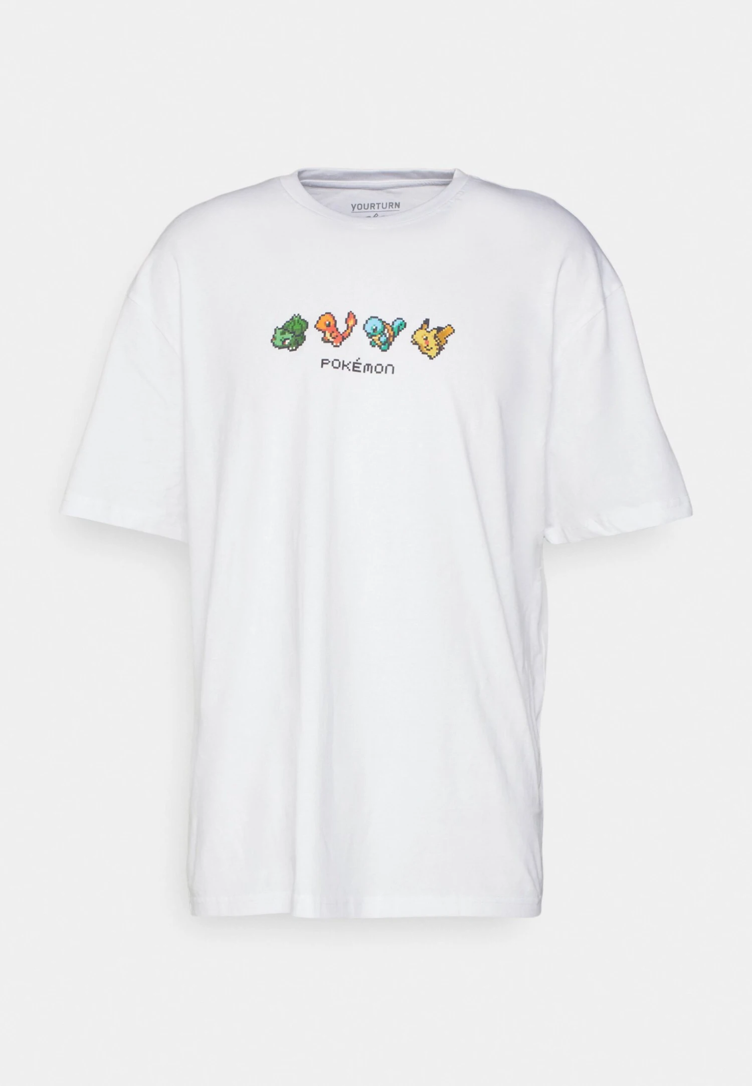 YOURTURN Pokemon Pikachu Unisex - Print T-Shirt - White - Image 5