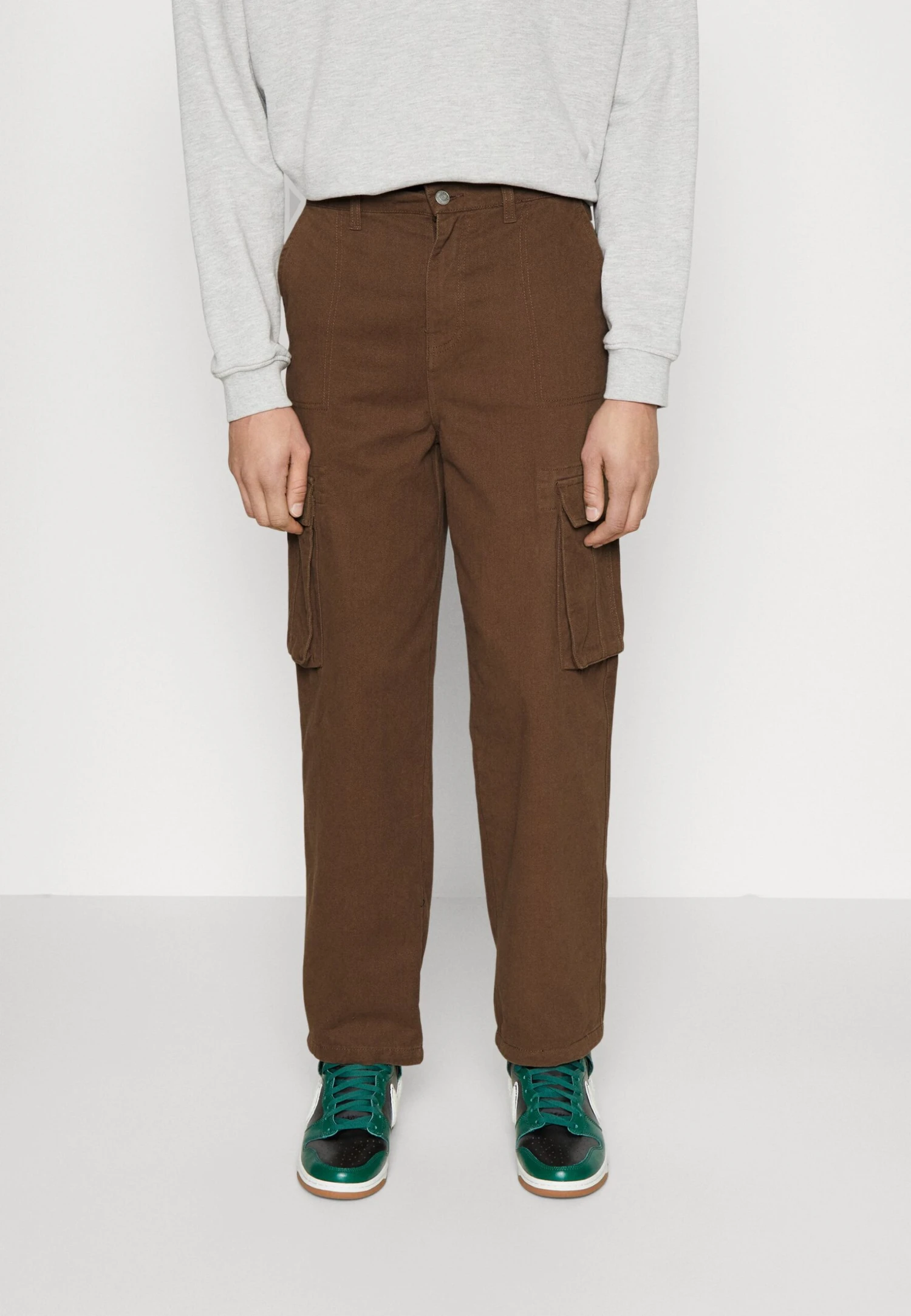 YOURTURN Unisex - Cargo Trousers - Brown